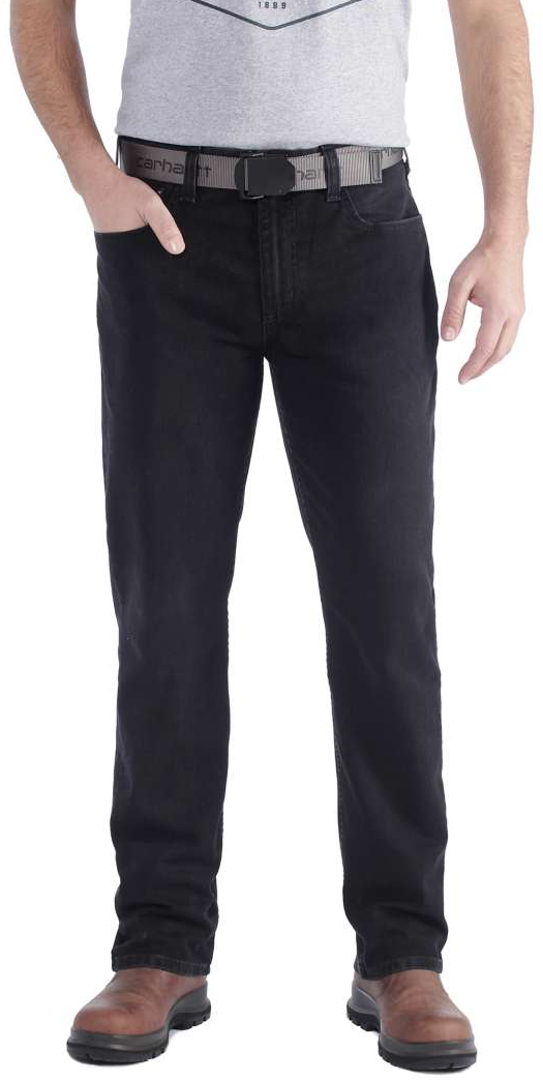 Carhartt Rugged Flex Relaxed Straight Jeans Sort 33 L34 Figur 1