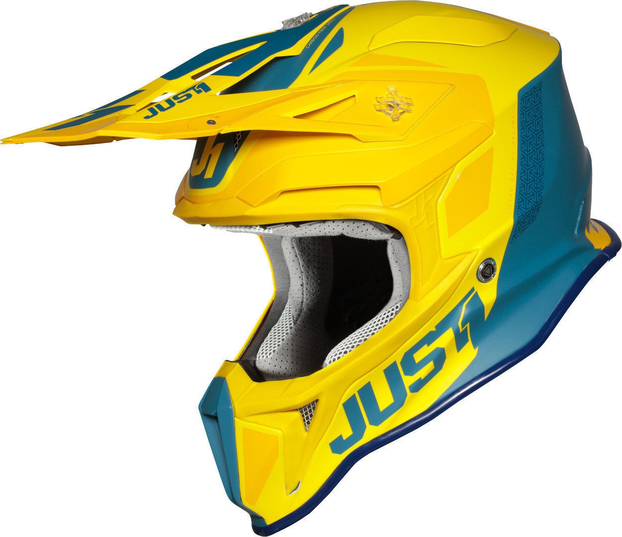 Just1 J18 Pulsar Casco motocross giallo/blu M (57/58) Figura 1