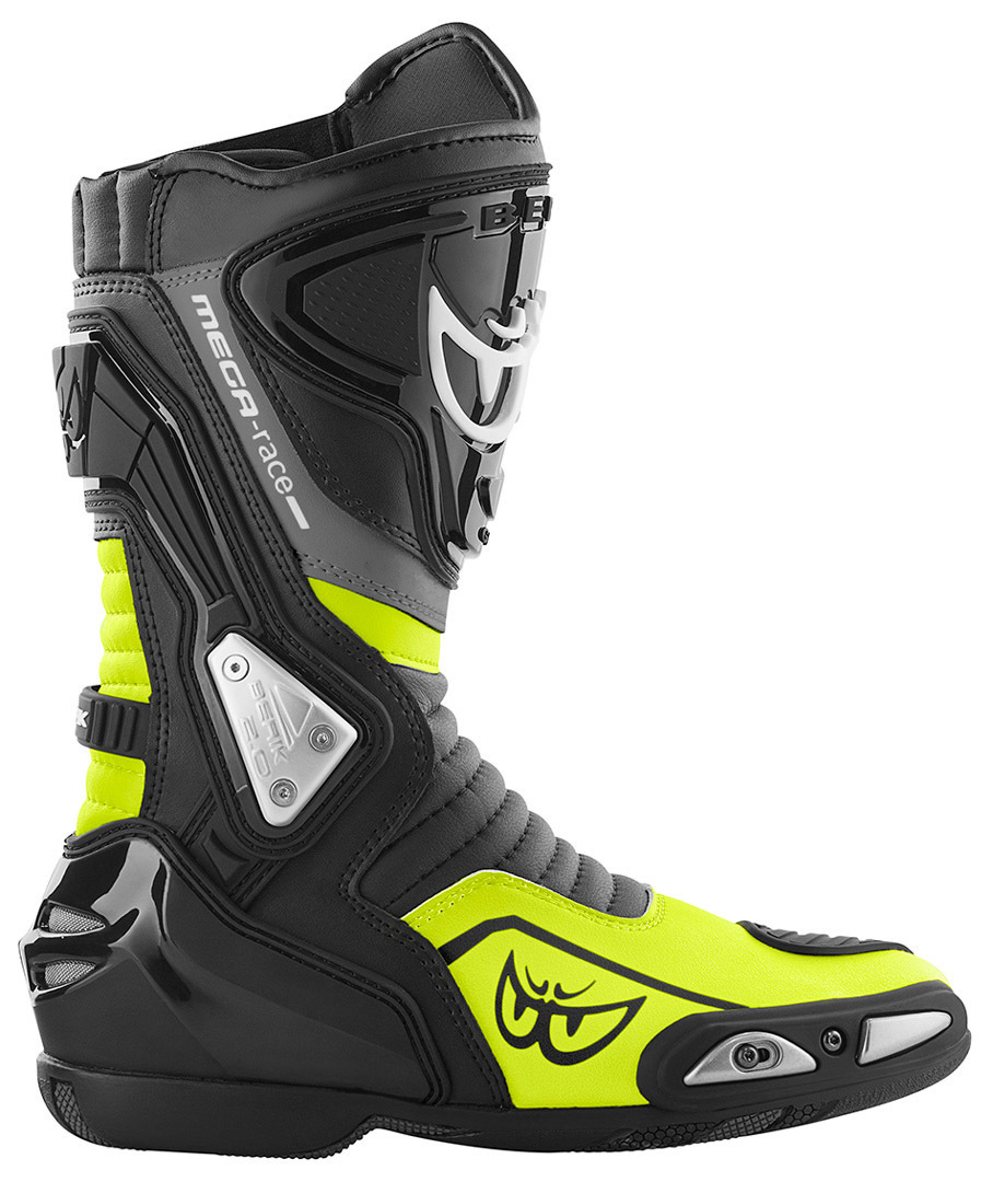 Berik Donington Motorcycle Boots black/neon-yellow 44 Figure 2