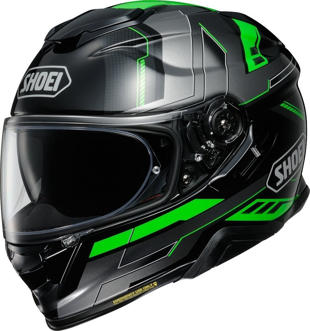 Shoei GT-Air 2 Aperture Casco nero/verde S (55/56) Figura 1