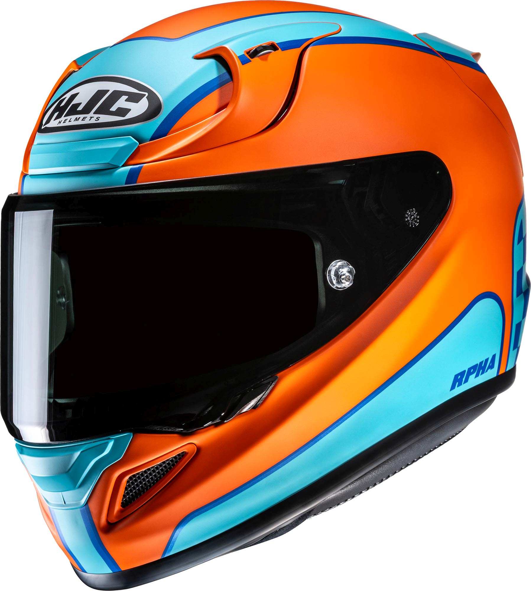 HJC RPHA 12 Respon Casco naranja/azul XL (60/61) Figura 1