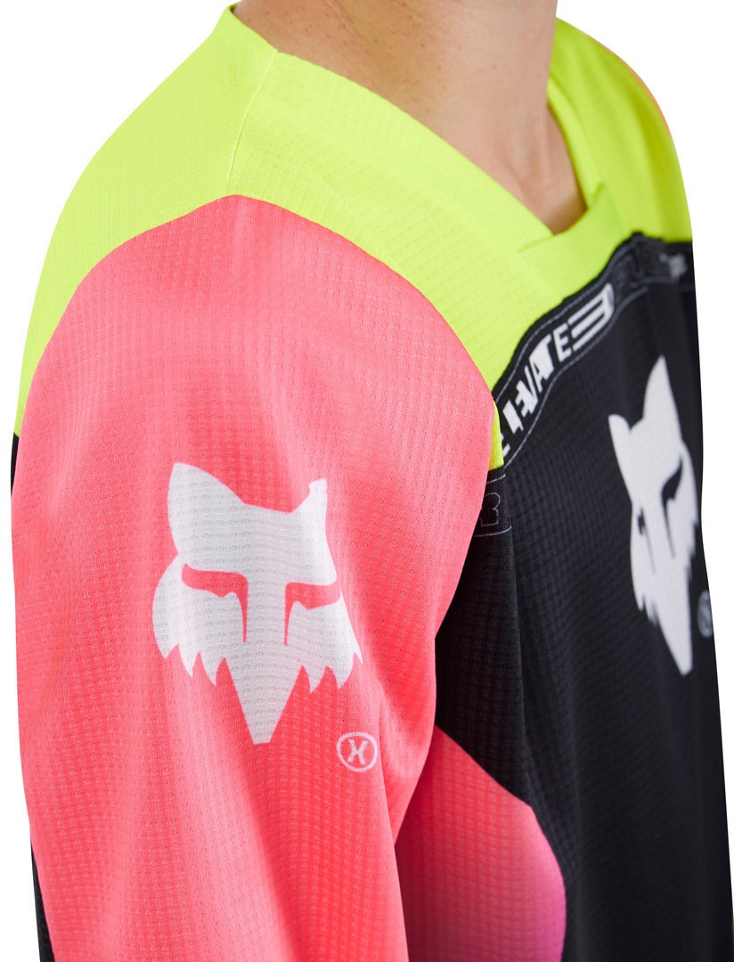 FOX 180 Elevated Jugend Motocross Jersey pink YM Abbildung 3