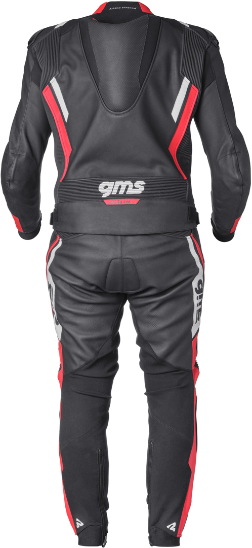 Side view of GMS GR-1 Two Piece Motorcycle Leather Suit