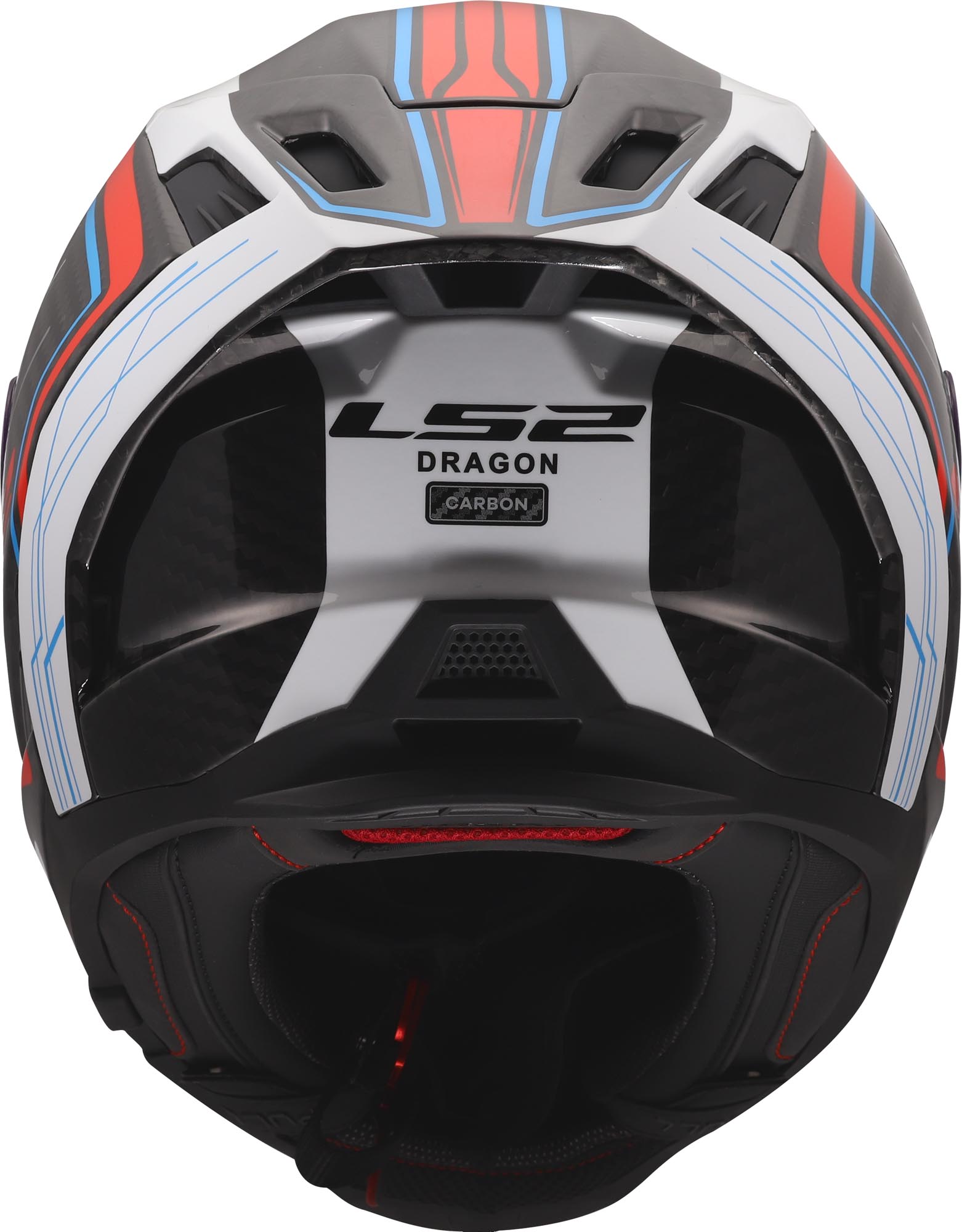 LS2 FF807 Dragon Subic Casque Blanc/Bleu/Rouge XL (61/62) Figure 5