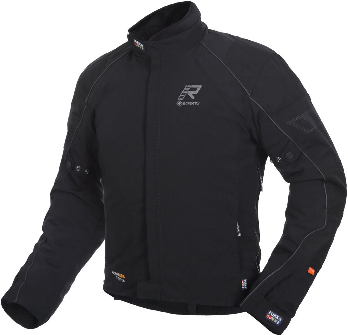 Rukka Comfo-R GTX Motorfiets textiel jas Zwart 58 Figuur 1
