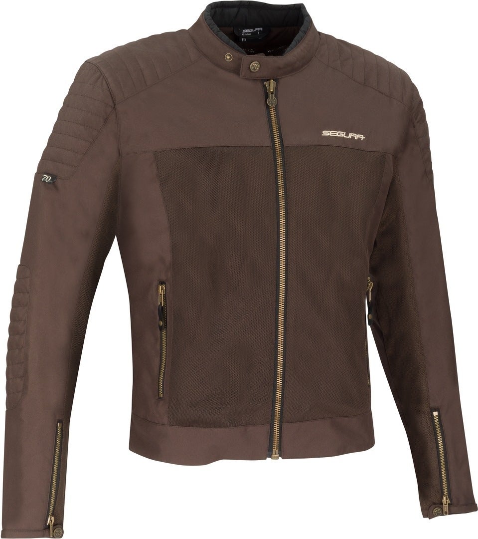 Segura Oskar Motorcycle Textile Jacket brown 3XL Figure 1