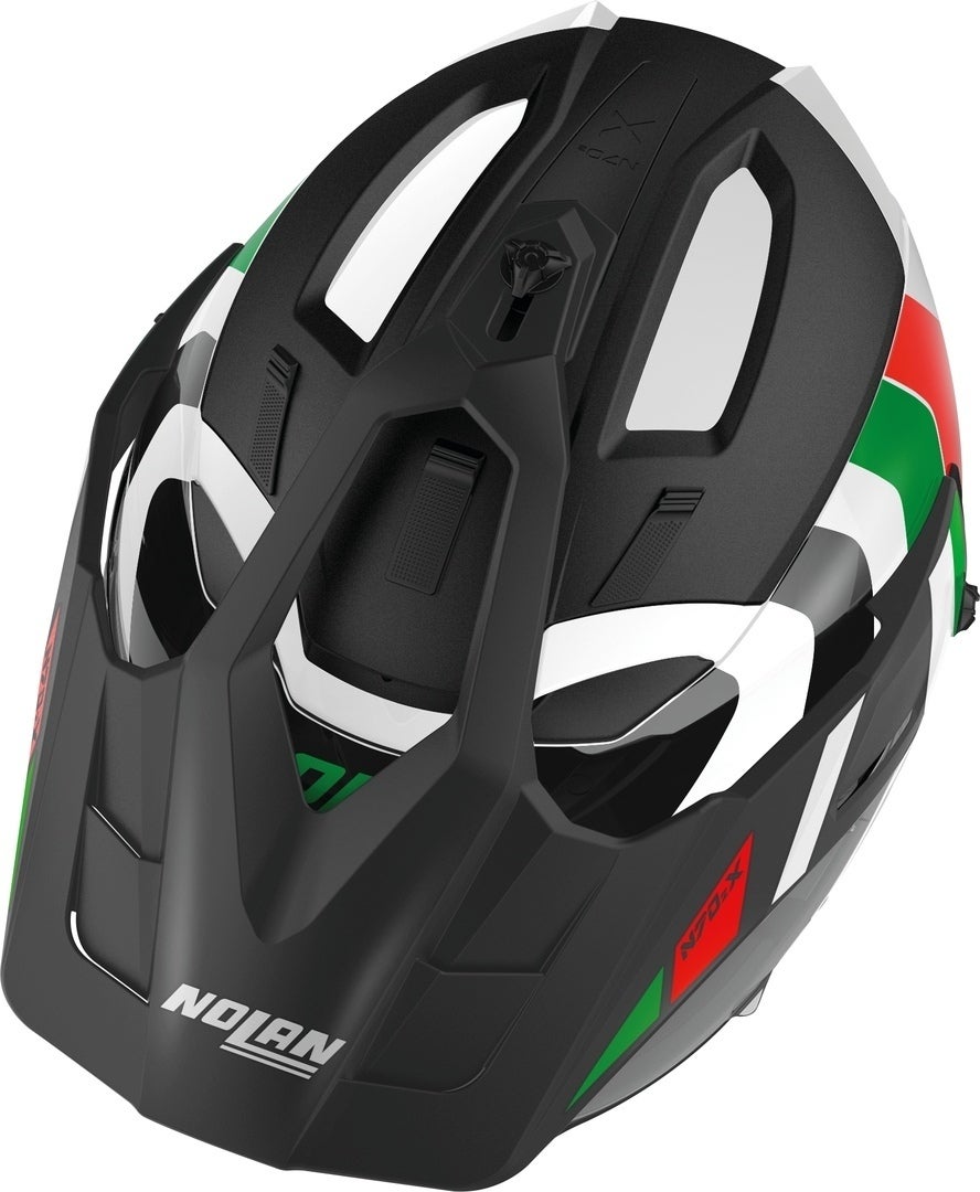 Nolan N70-2 X Decurio N-Com Casco nero/bianco/verde M (58) Figura 2