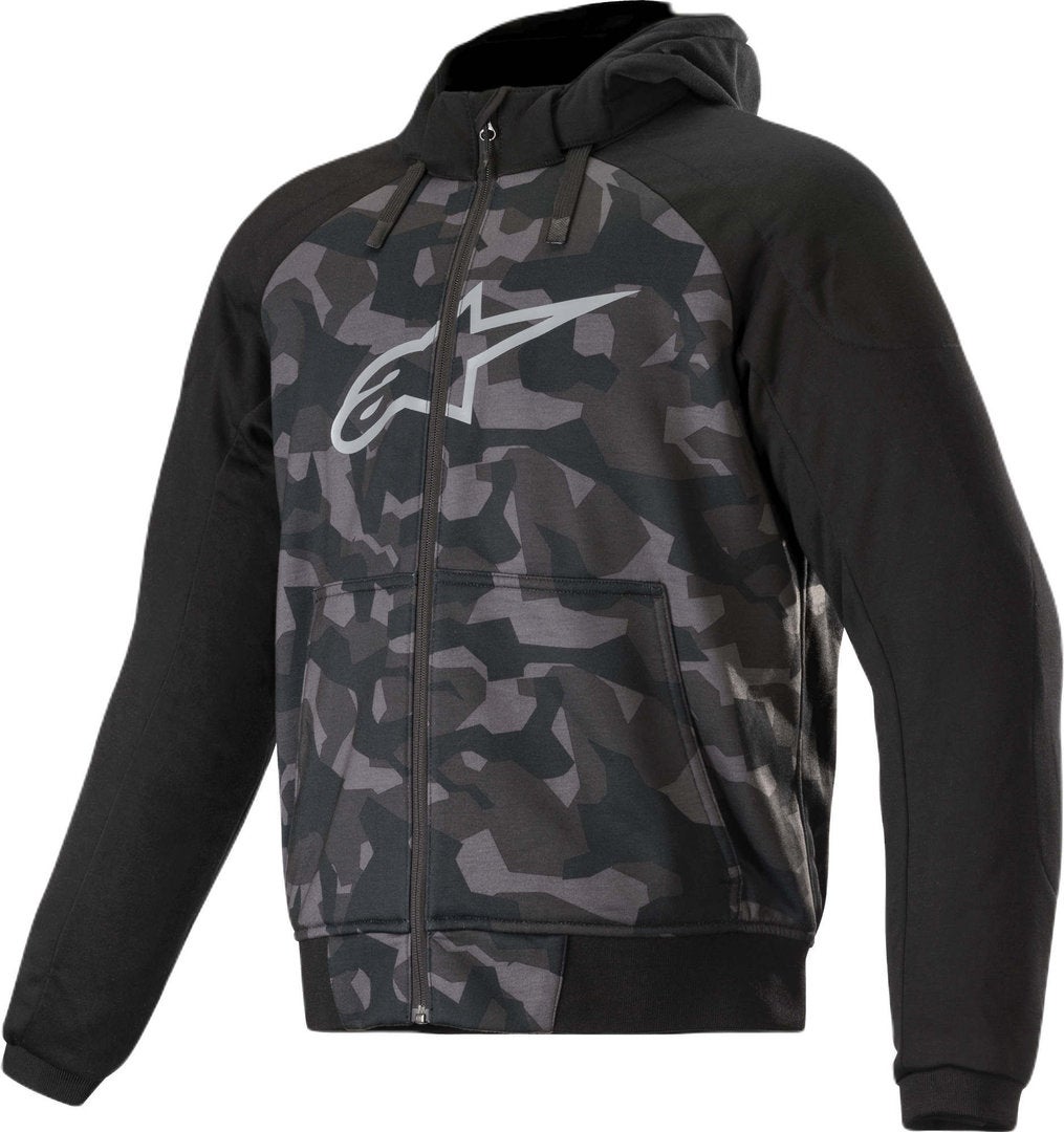 Alpinestars Chrome Camo Sport Motorcycle Zip Hoodie L Figure 1
