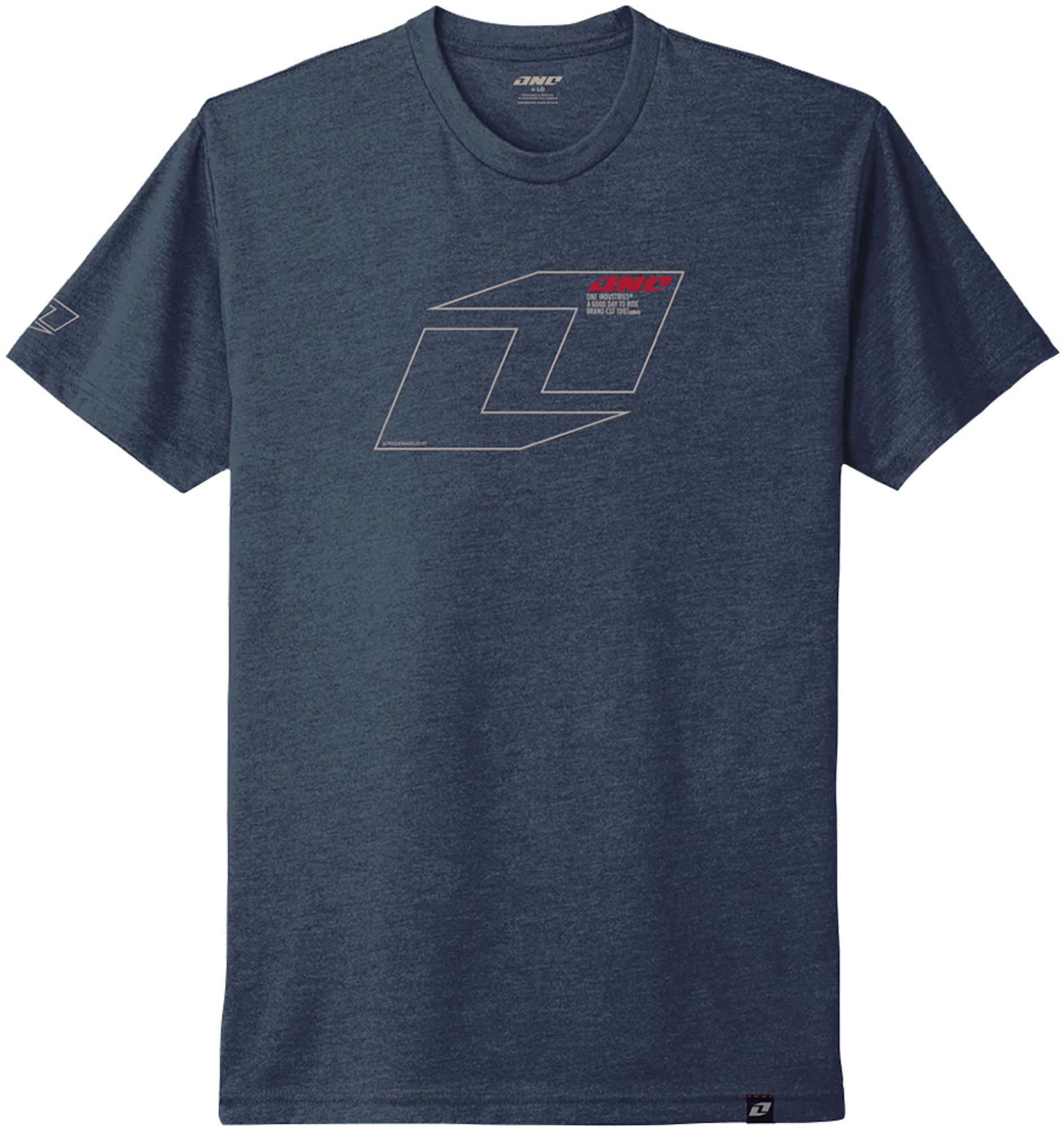 One Industries Vector Camiseta Juvenil azul escuro M Figura 1