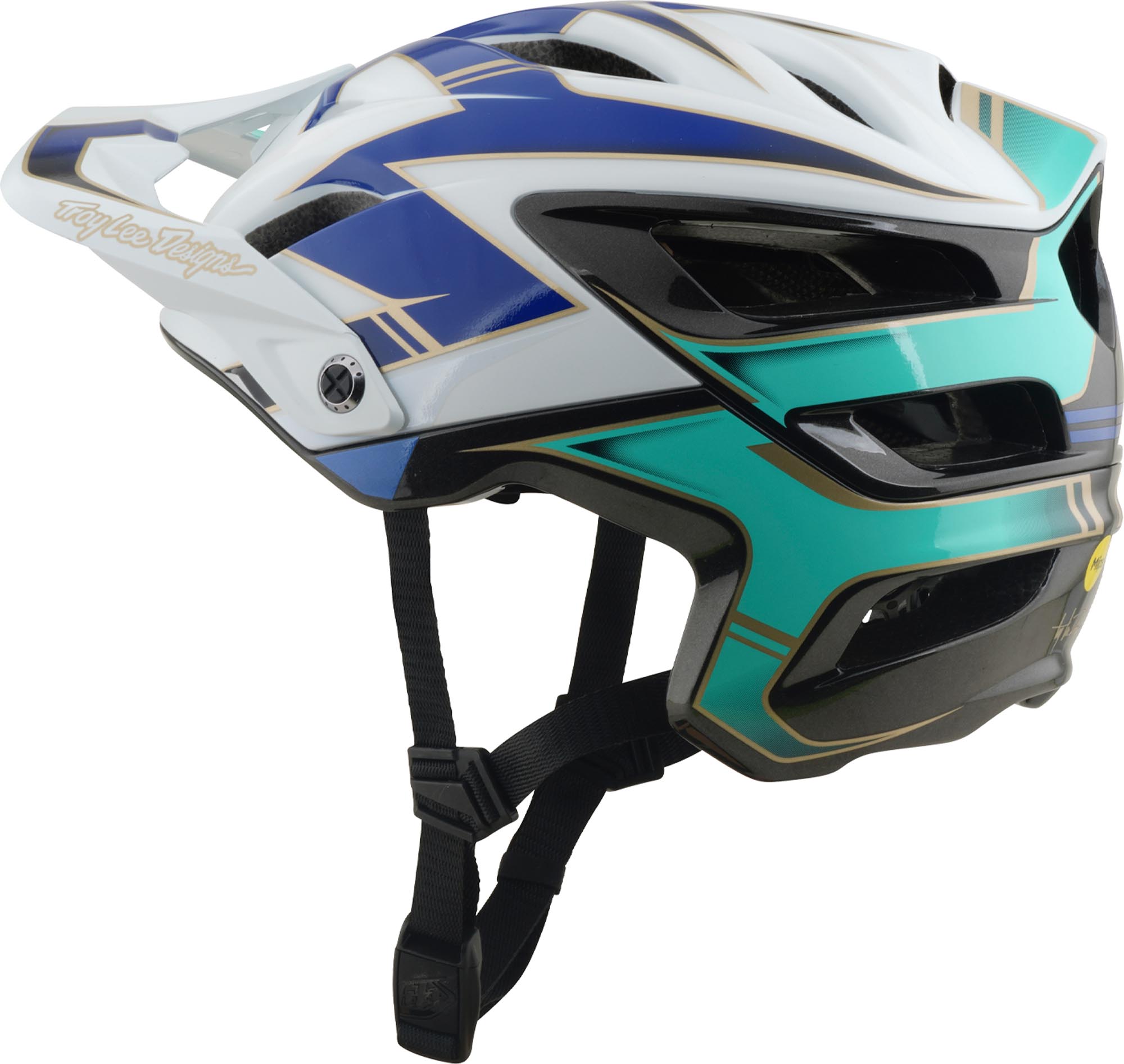 Troy Lee Designs A3 MIPS Electra Fietshelm wit/blauw/groen M-L (57/59) Figuur 6