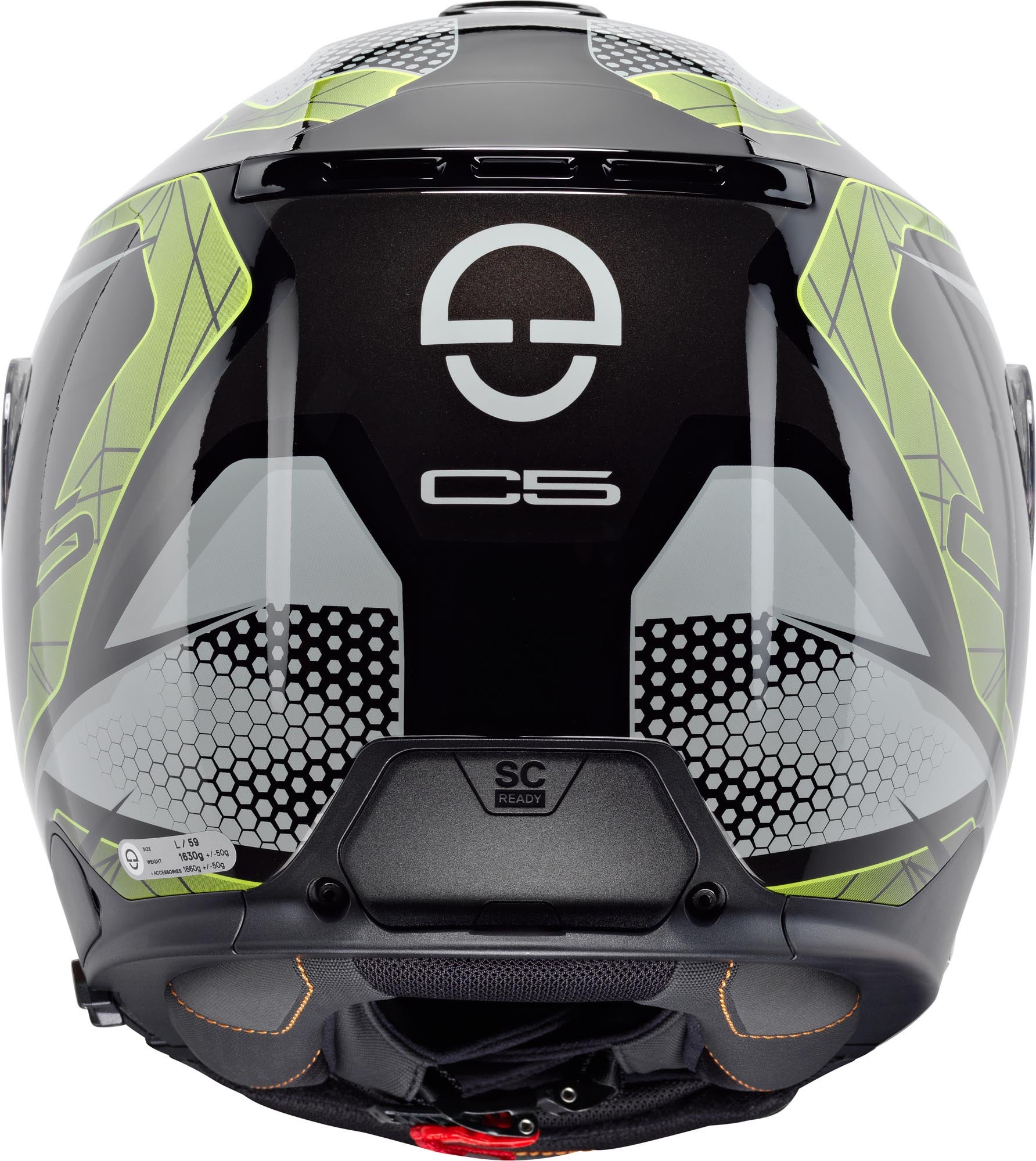 Schuberth C5 Velocity Hjelm gul S (55) Figur 3