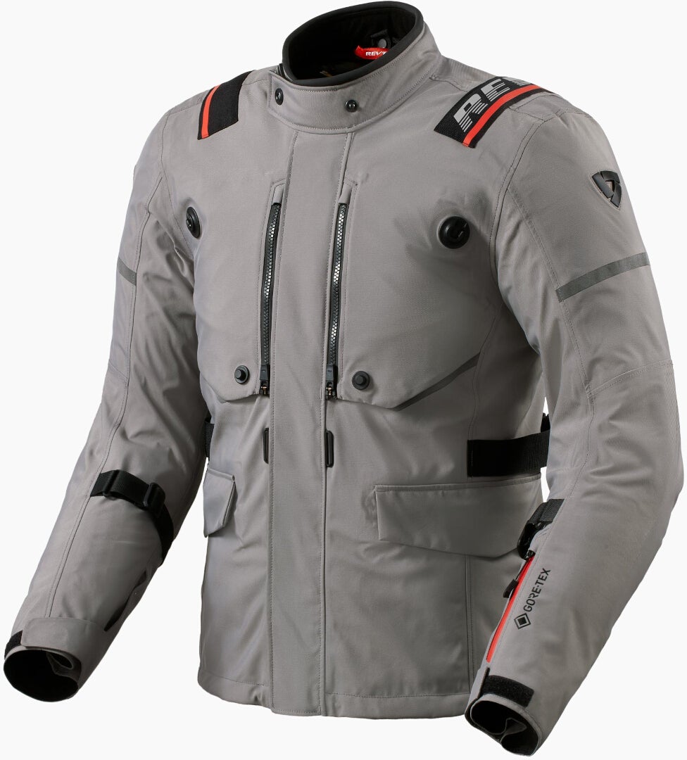 Revit Vertical GTX Motorcycle Textile Jacket grey L Figure 1