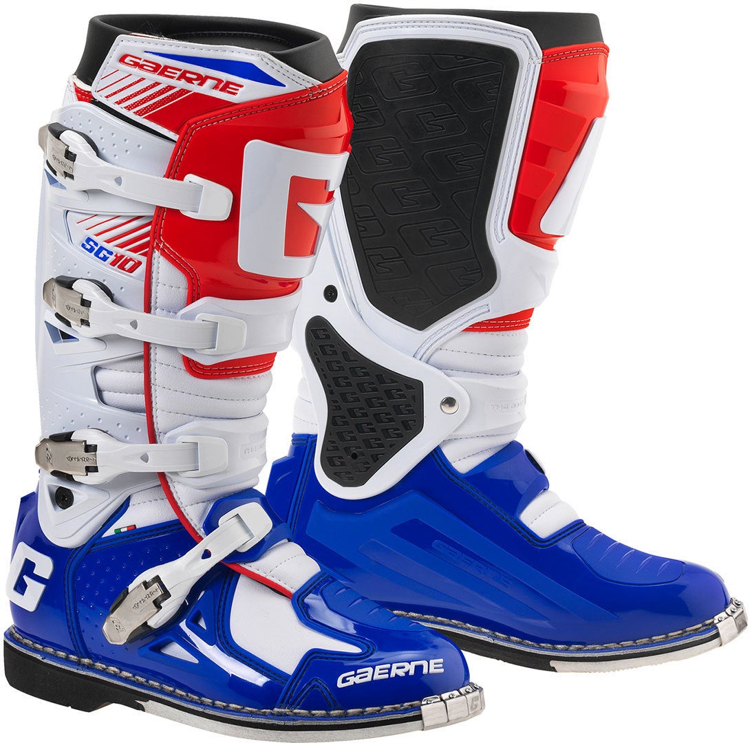 Gaerne SG-10 Goodyear Motocross Boots white/red/blue 41 Figure 1