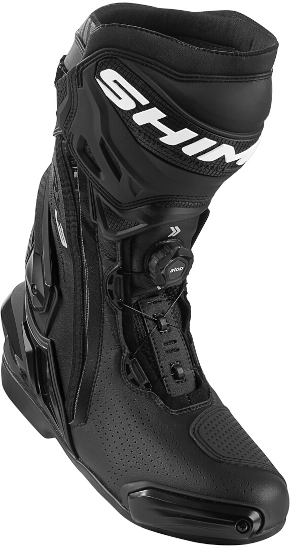 SHIMA VRX-3 perforated Motorcycle Boots black/white 43 Figure 2
