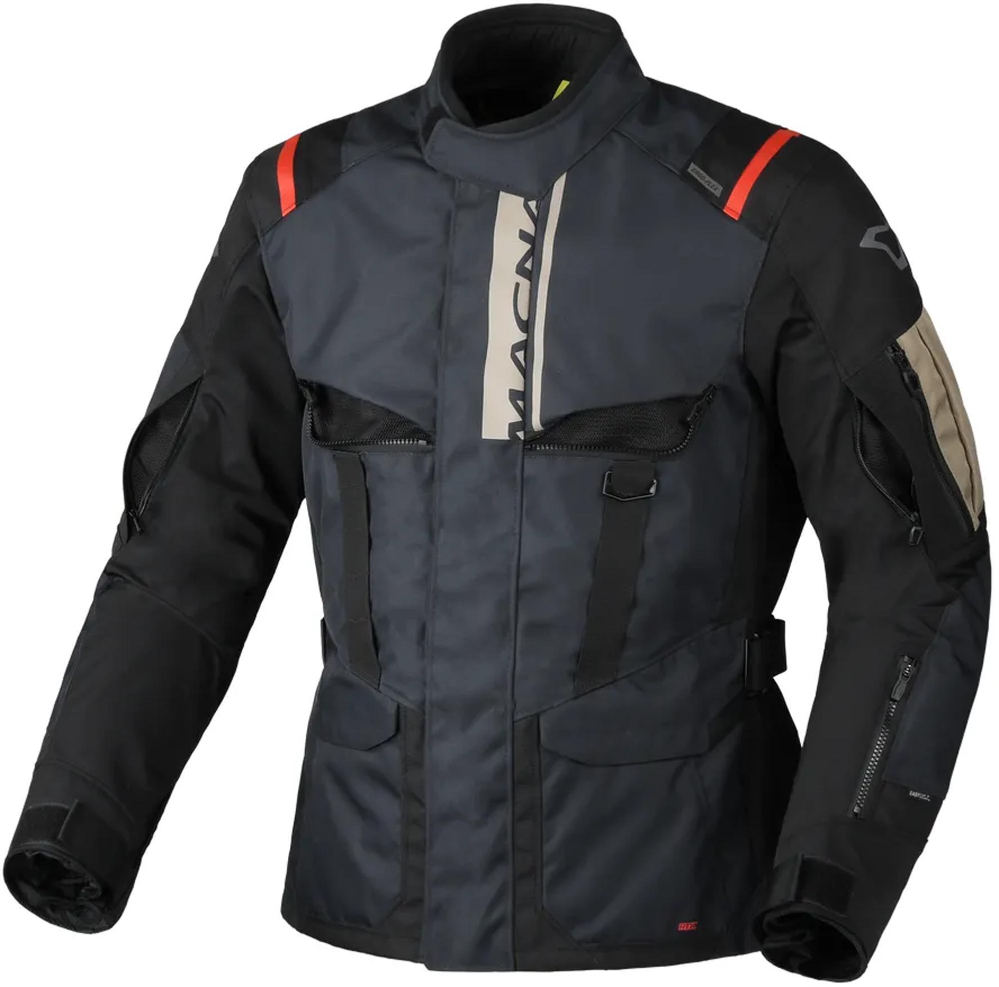 Macna Rancher 2.0 waterproof Motorcycle Textile Jacket blue/red XL Figure 1