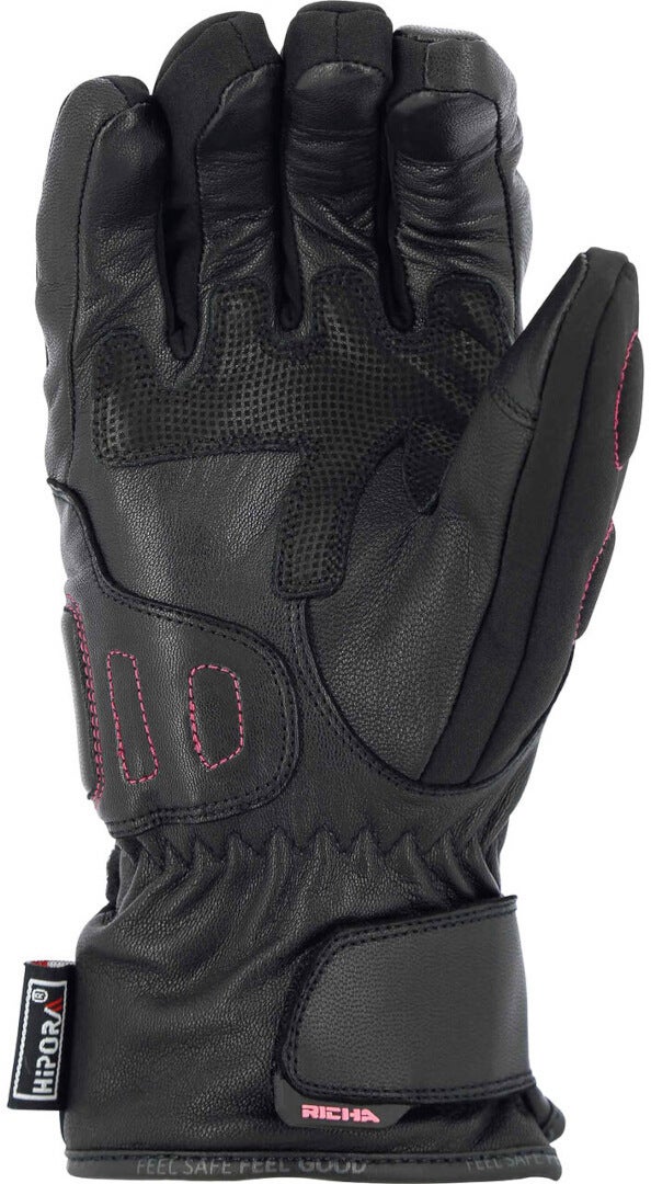 Richa Ella vandtætte damer motorcykelhandsker sort/pink M Figur 3