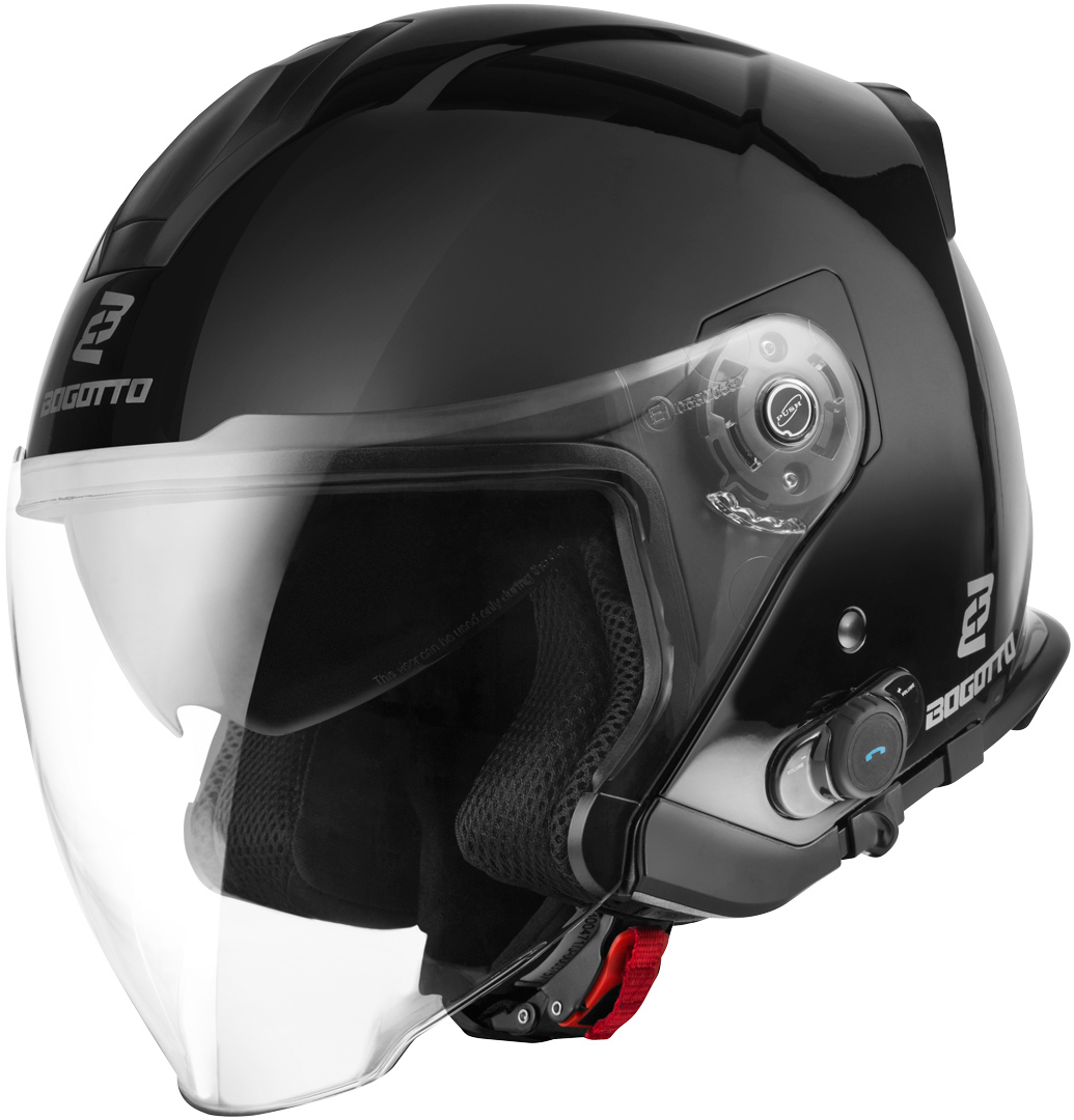 Bogotto V586 BT Casca cu reacție Bluetooth negru S Figura 1