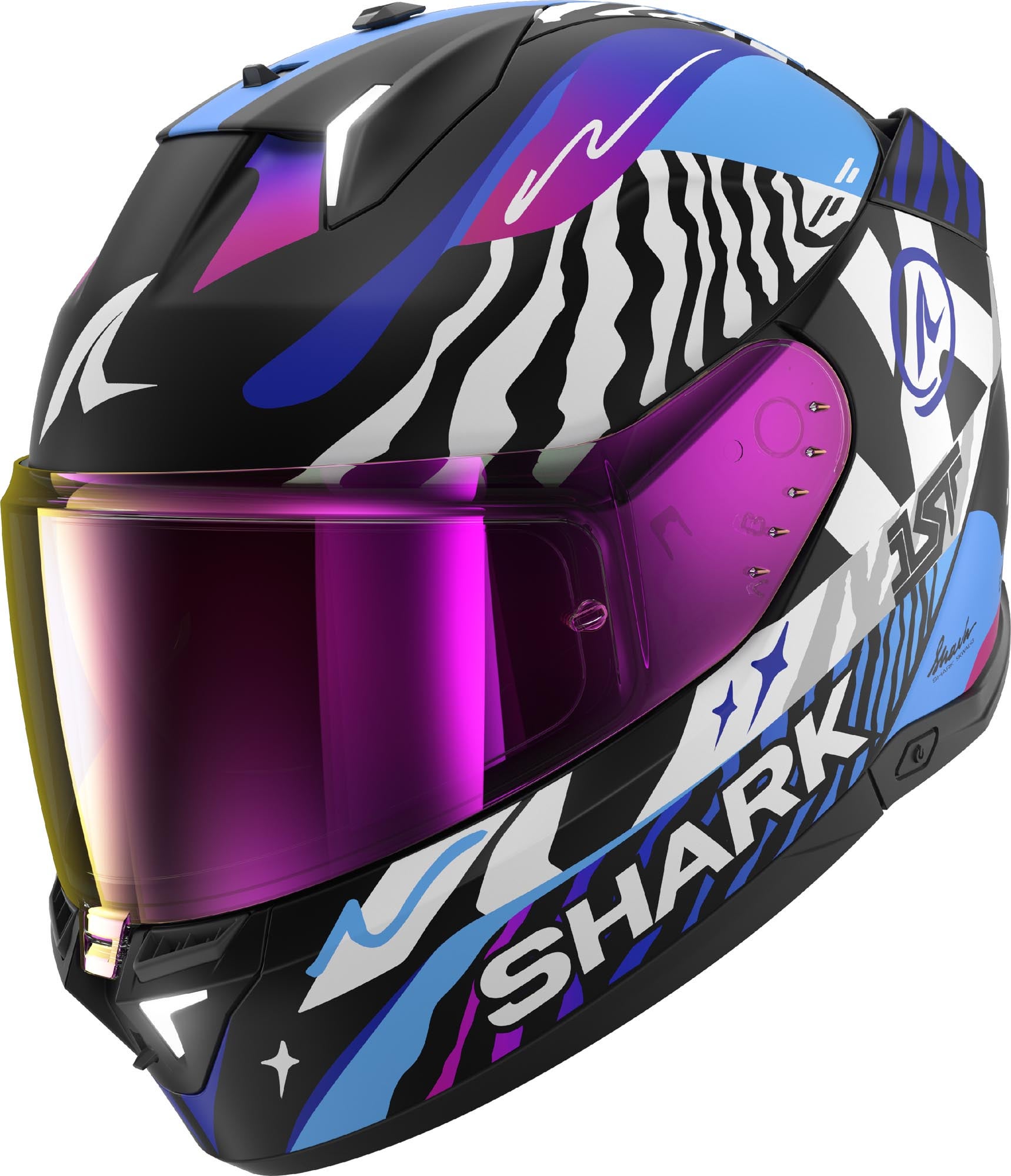 Shark Skwal i3 Speed Fancy 헬멧 검정/흰색/파랑 XL (61/62) 그림 1