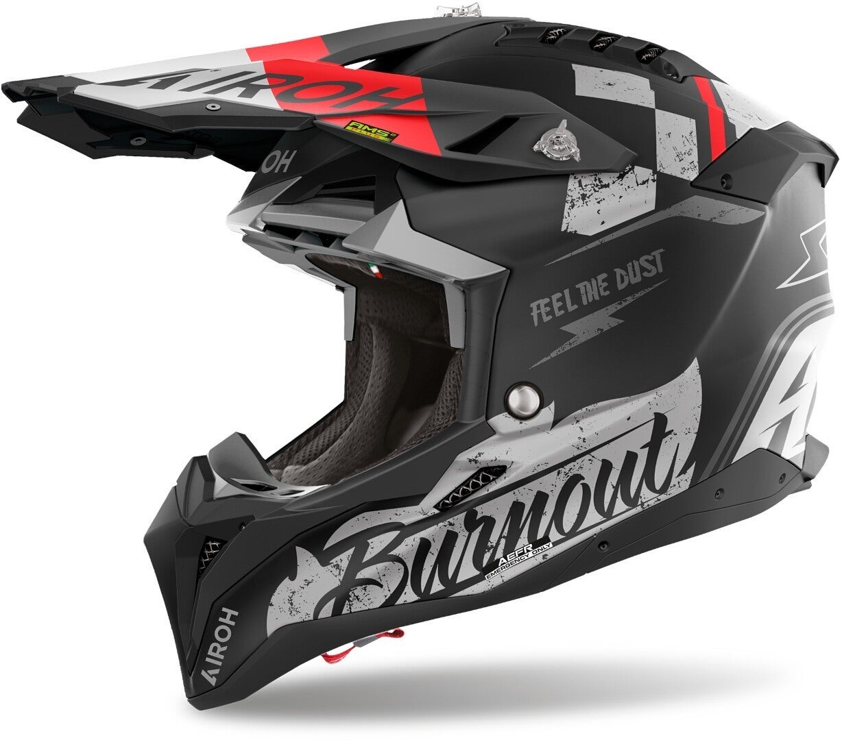Airoh Aviator 3 Burnout Casco da motocross S (55/56) Figura 1