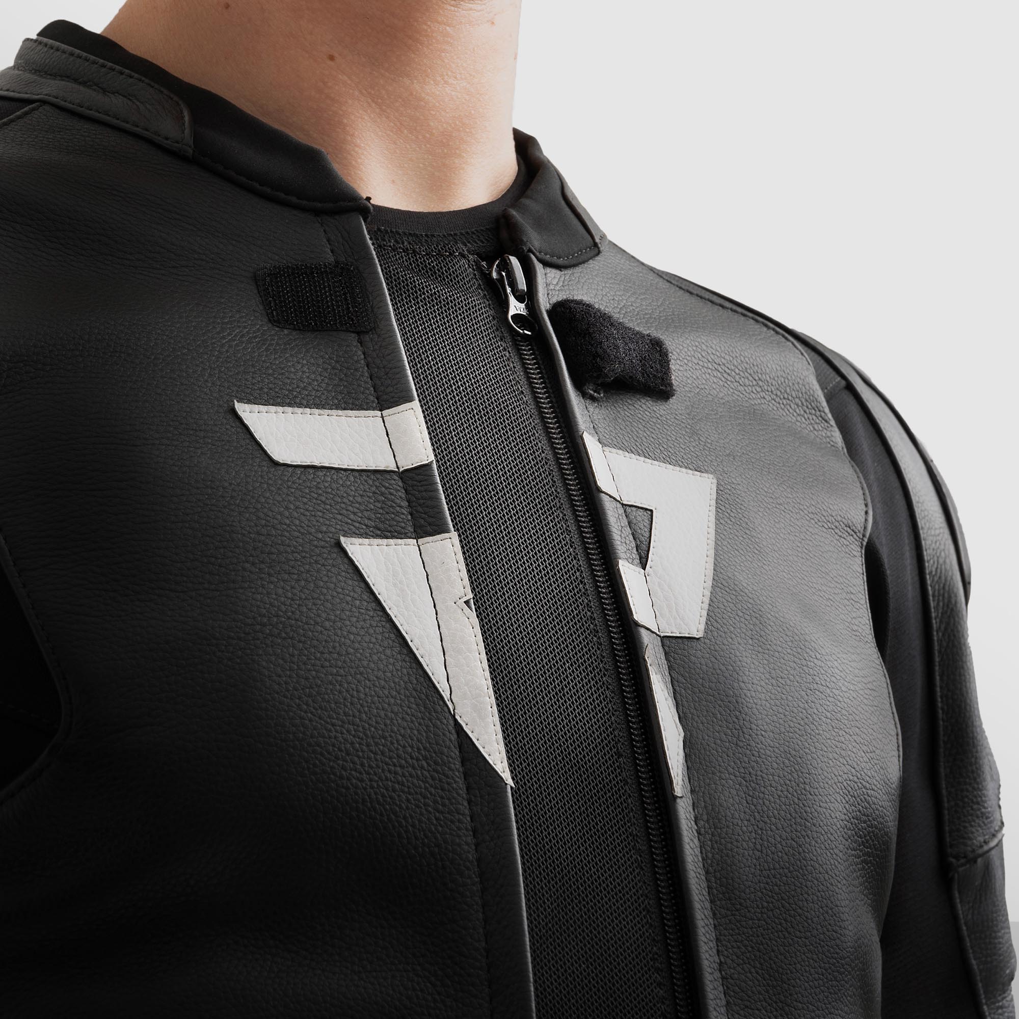 Side view of Rebelhorn Veloce Motorcycle Leather Jacket