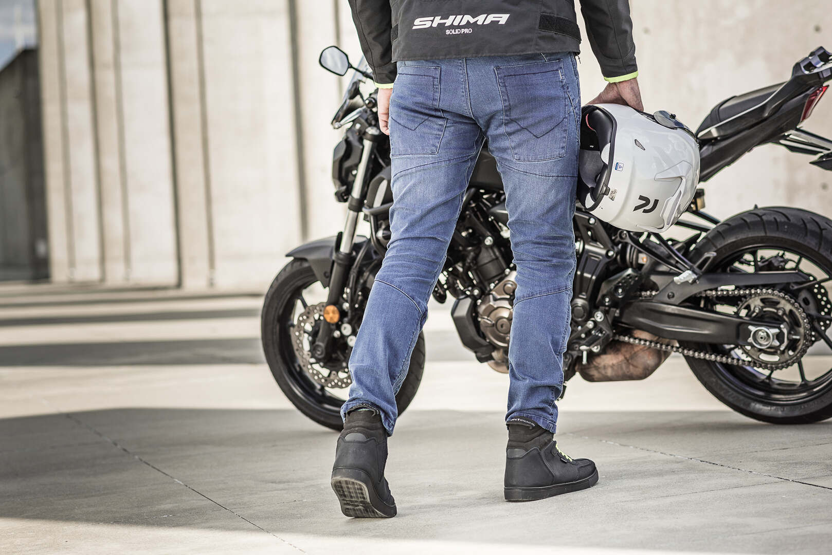 SHIMA Ghost Jeans Moto blu 34 Figura 6