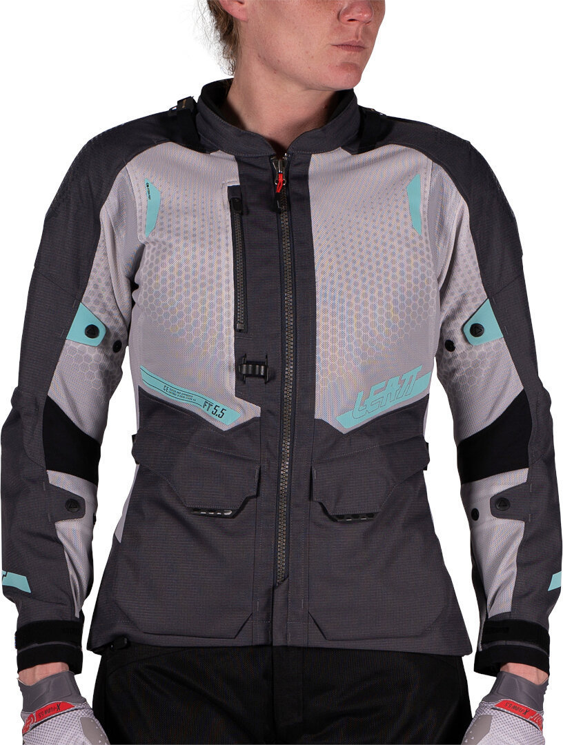 Side view of Leatt ADV Flowtour 5.5 Ladies Motorcycle Textile Jacket