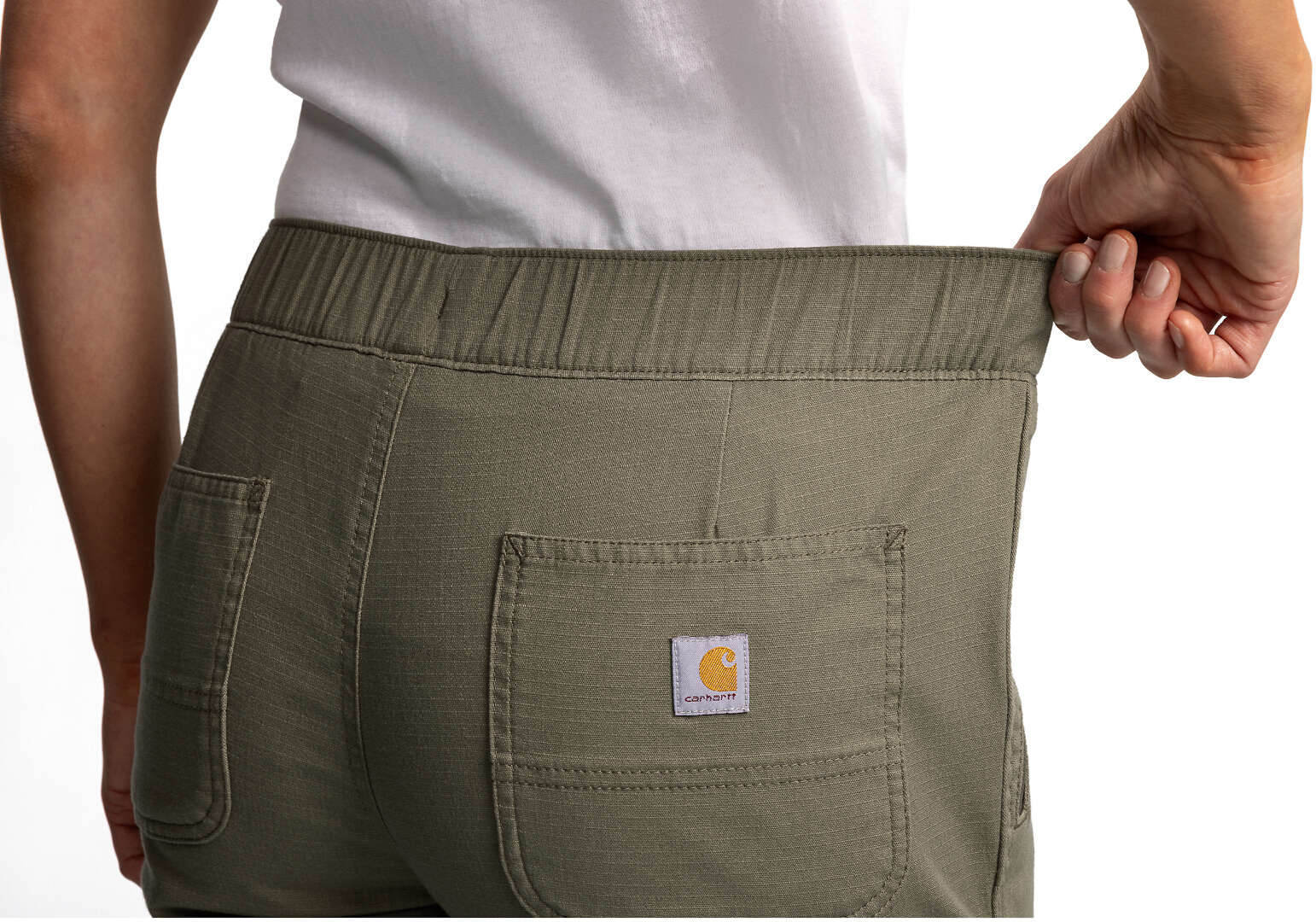 Carhartt Force Relaxed Fit Ripstop Work Damen Hose oliv S Abbildung 7
