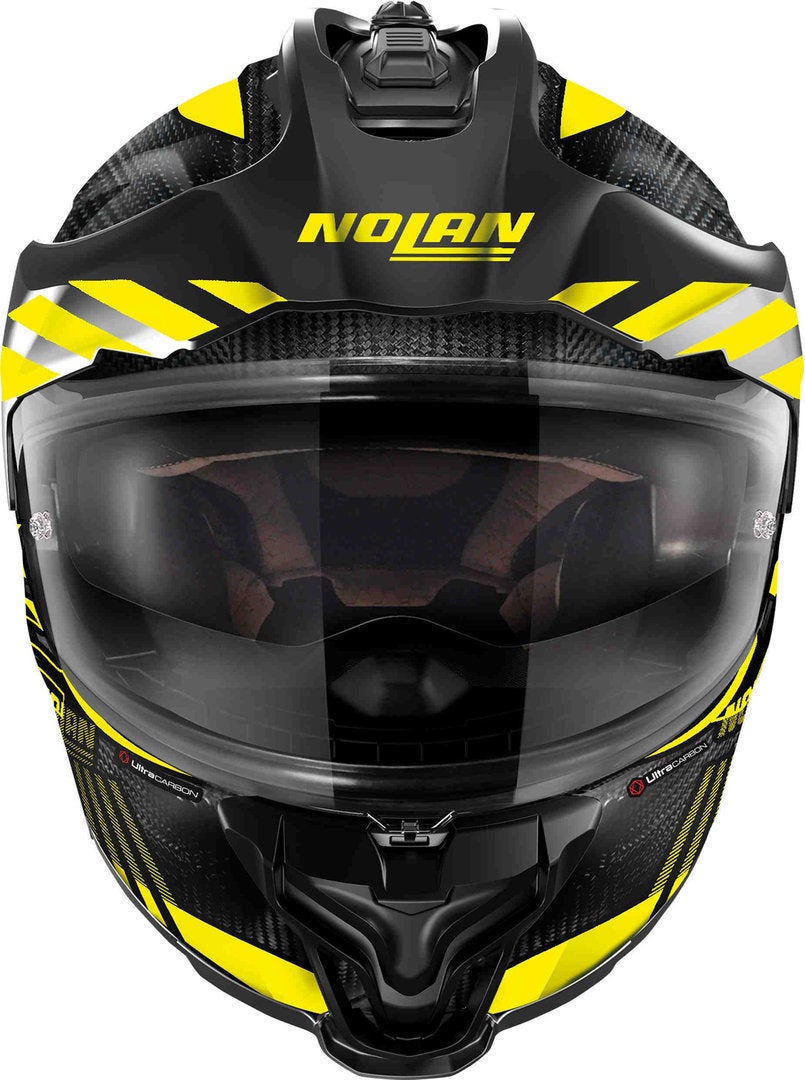 Nolan X-552 Ultra Carbon Wingsuit N-Com Hjelm sort mat/gul M (58) Figur 4