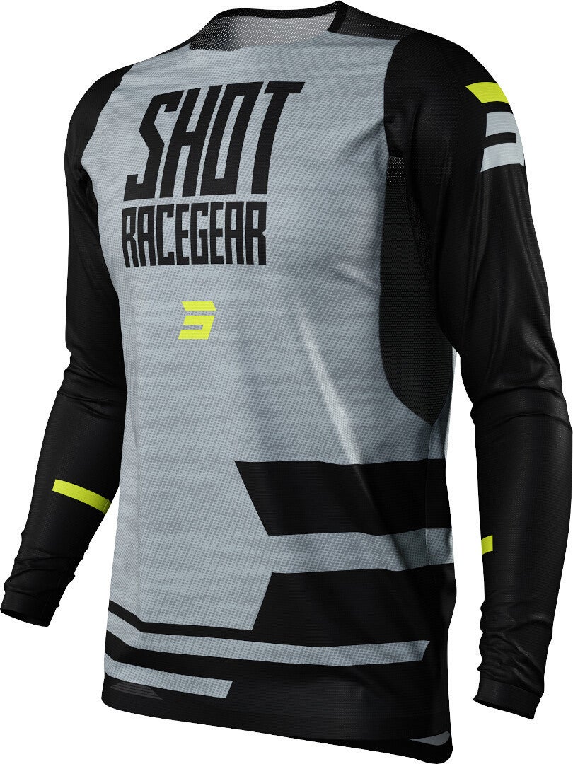 Shot Contact Loom Motocross Jersey Sort/sølv M Figur 1