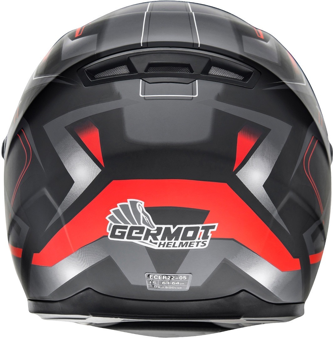 Germot GM 320 Cască Negru mat/roșu XS (53/54) Figura 2