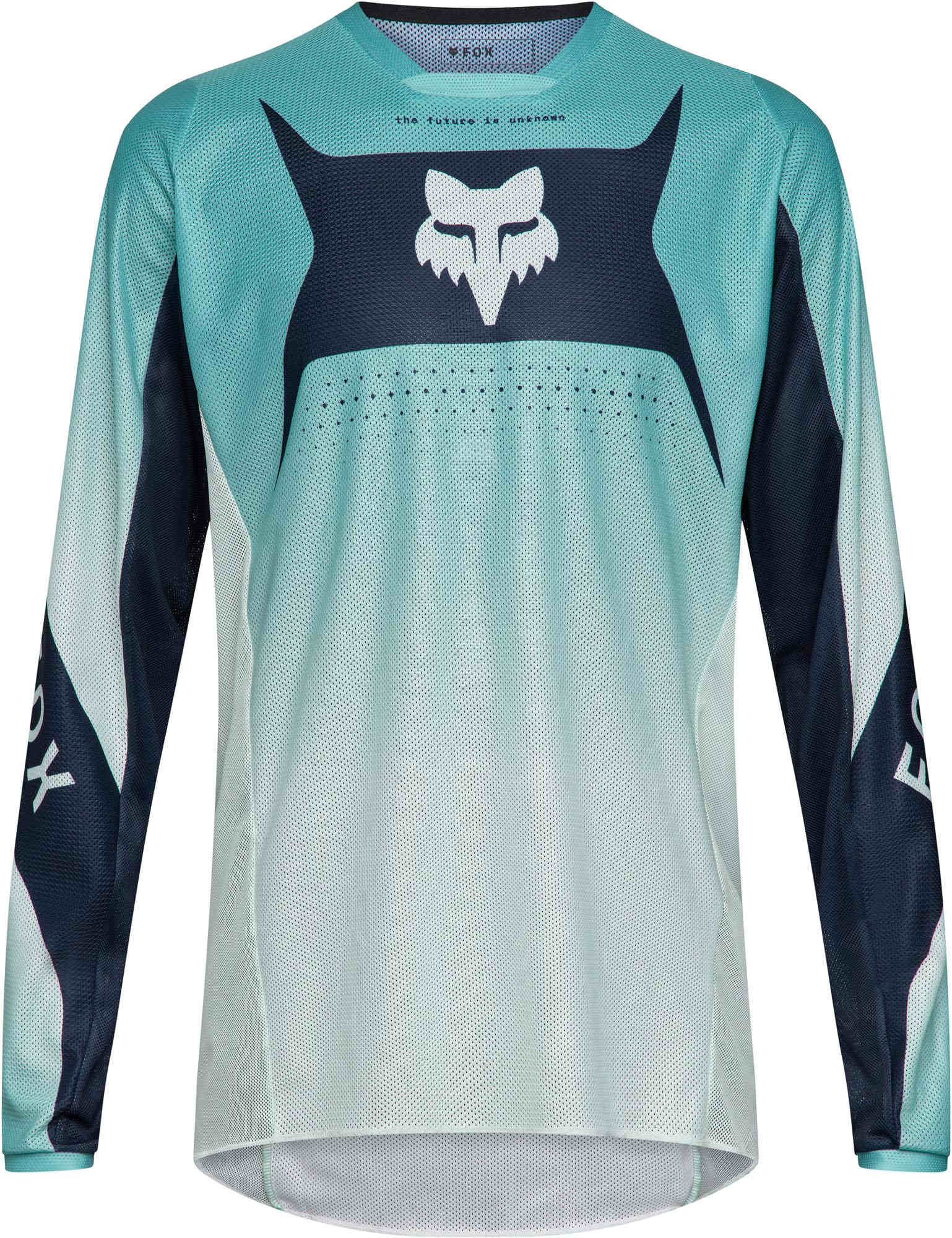 Fox Men's Blue/Turquoise 180 Air Taper Motocross Jersey