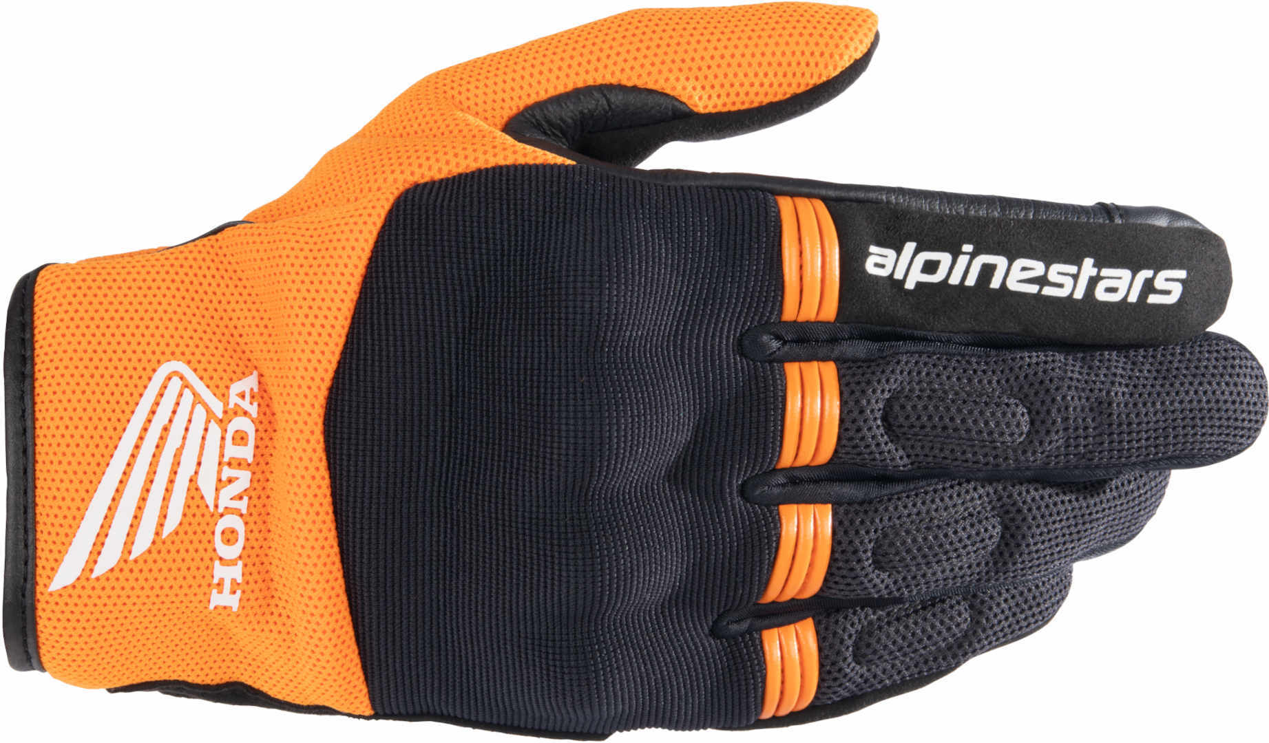 Alpinestars Honda Copper Motorcykelhandsker sort/orange 3XL Figur 1