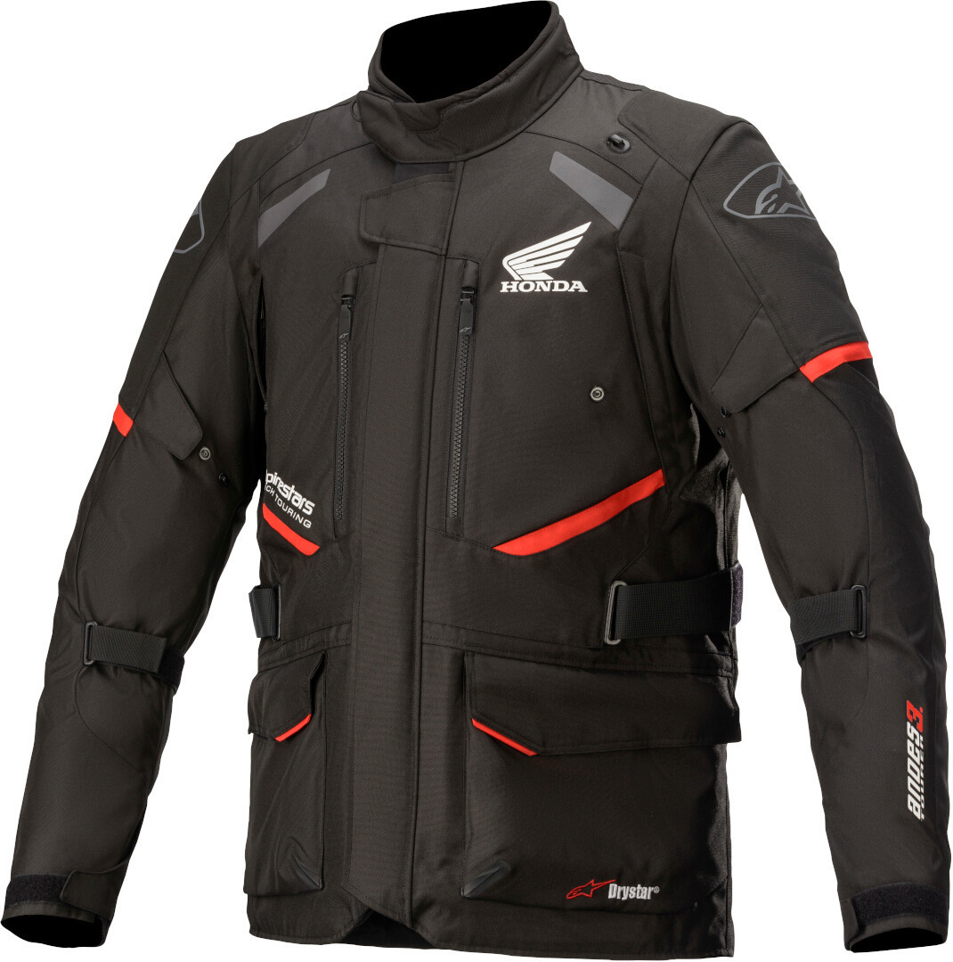 Alpinestars Honda Andes v3 Drystar Motorcycle Textile Jacket black/red M Figure 1