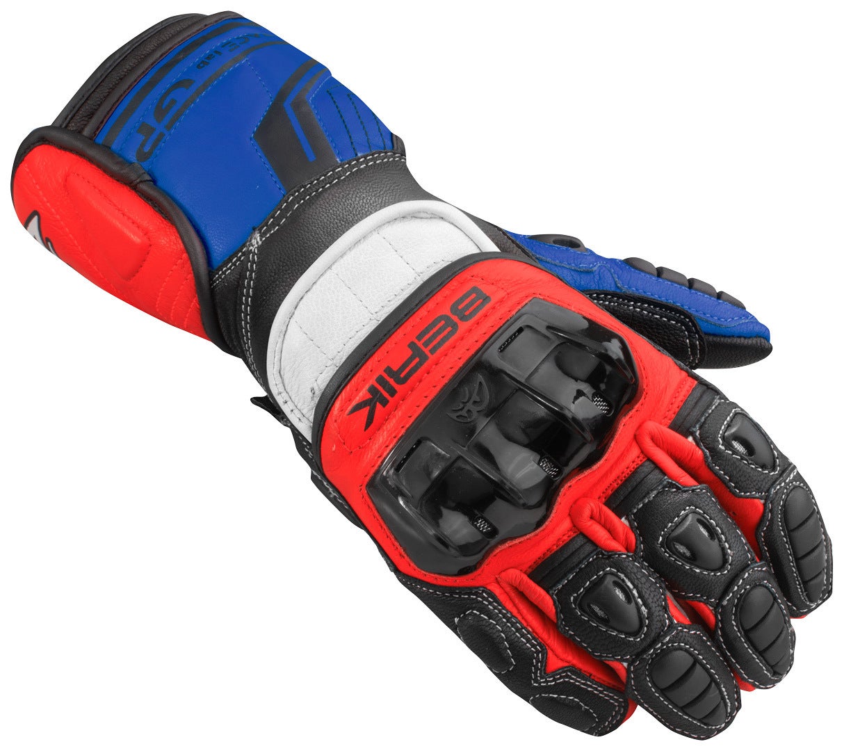 Berik Track Pro Motorradhandschuhe schwarz/blau/rot L Abbildung 1
