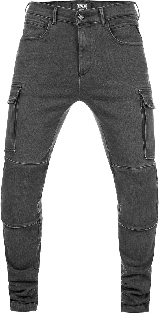 Replay Shift Jeans moto gris 34 Figure 2