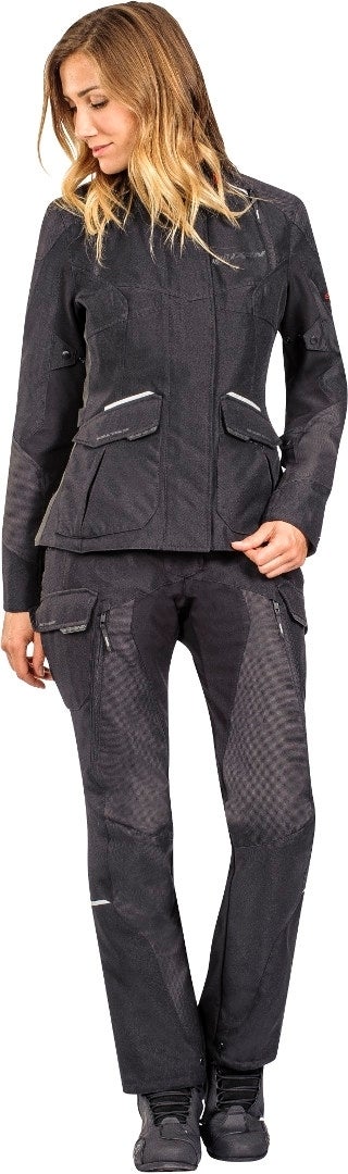 Ixon Balder Textilná bunda Damen Motorcycle čierna 3XL Obrázok 3