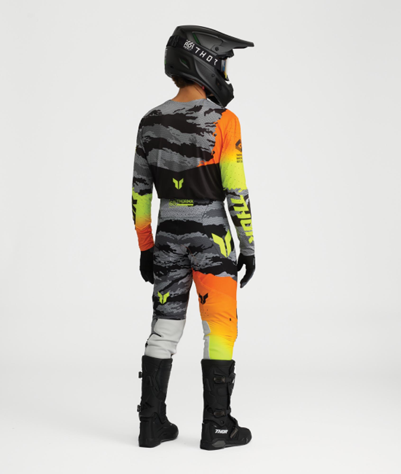Thor Sportmode Recon Motocross hlače črno/rumeno 36 Slika 6