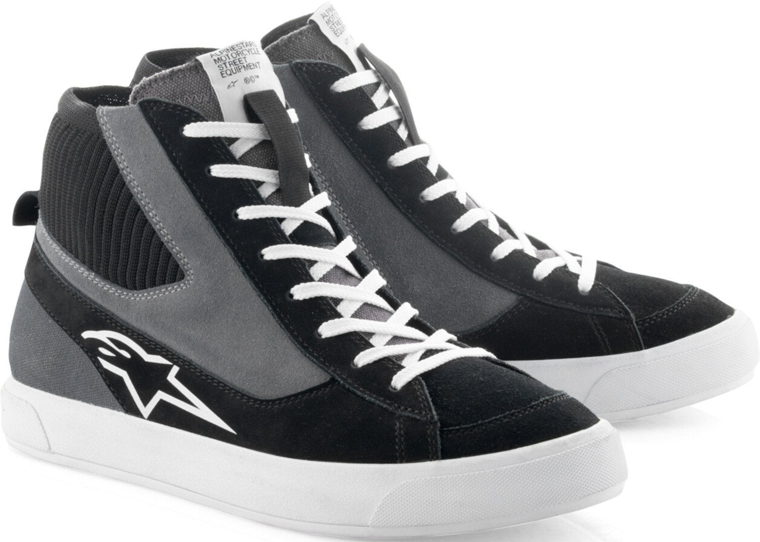 Alpinestars Stated Motorcykel sko sort/grå/hvid 10 (43) Figur 1