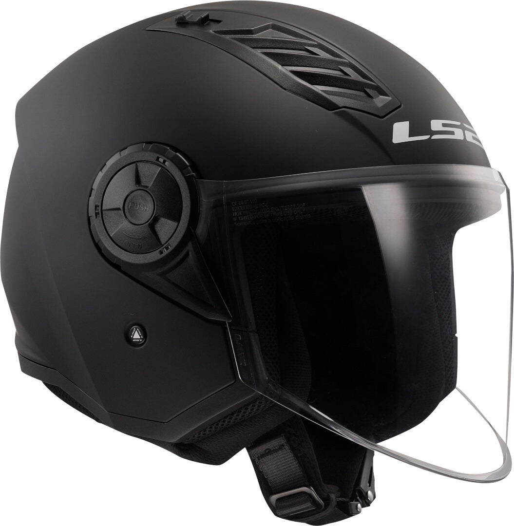 LS2 OF616 Airflow II Solid Jet hjelm Black Matt XXL (63/64) Figur 7