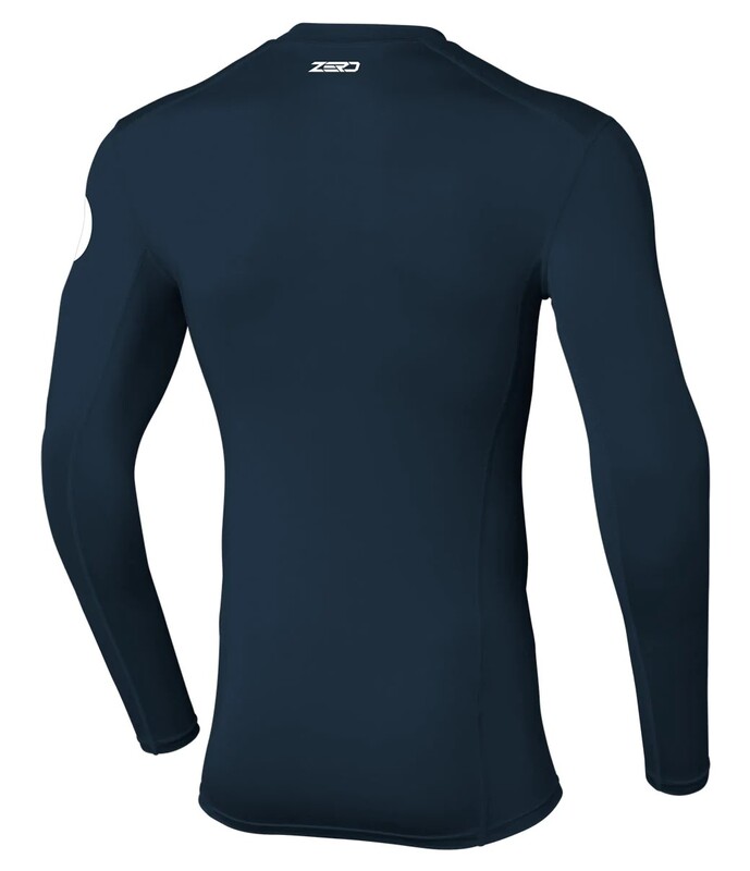 Maglia SEVEN Zero Compressions per ragazzi - blu navy blu/blu scuro SÌ Figura 3