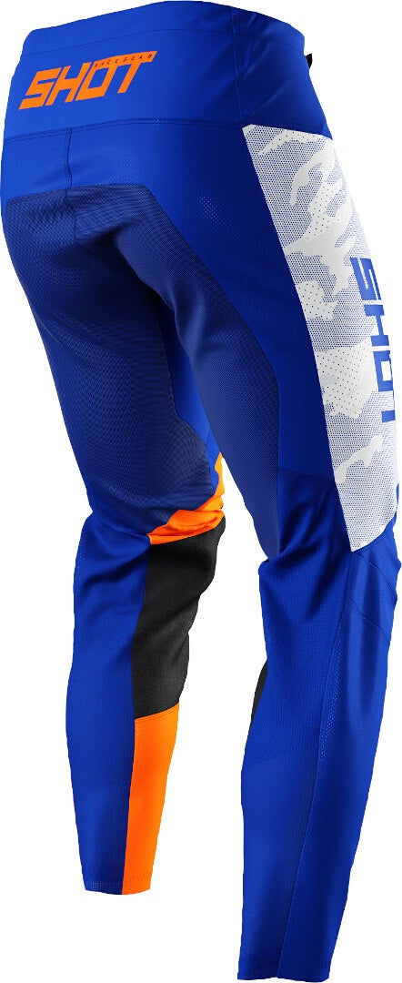 Shot Contact Camo Motocross Hose blau/orange 36 Abbildung 3