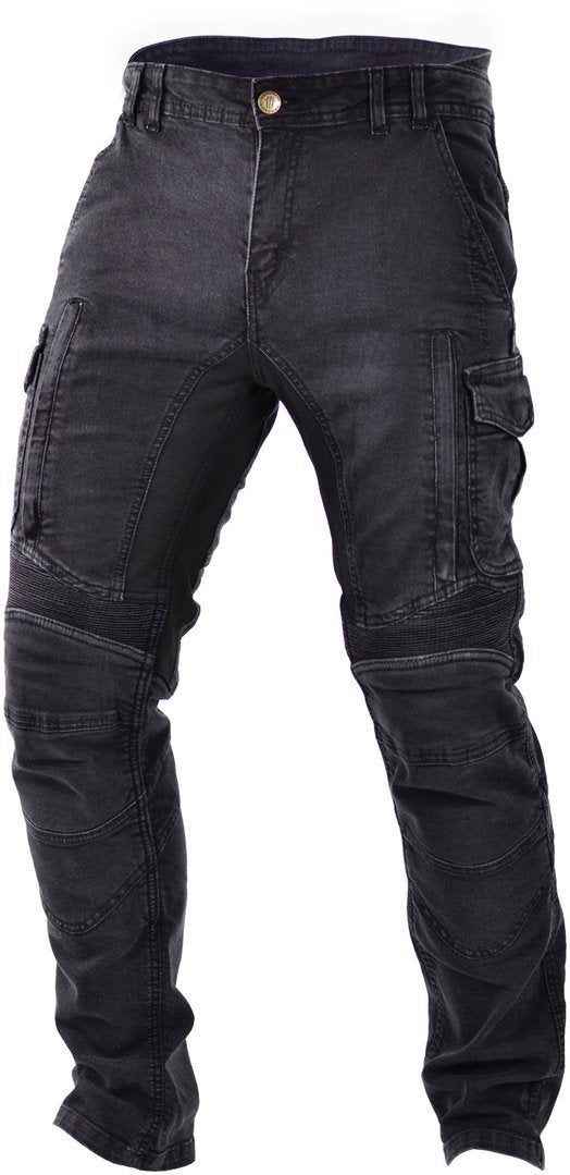 Trilobite Acid Scrambler Motorcykel Jeans Sort 36/32 Figur 1