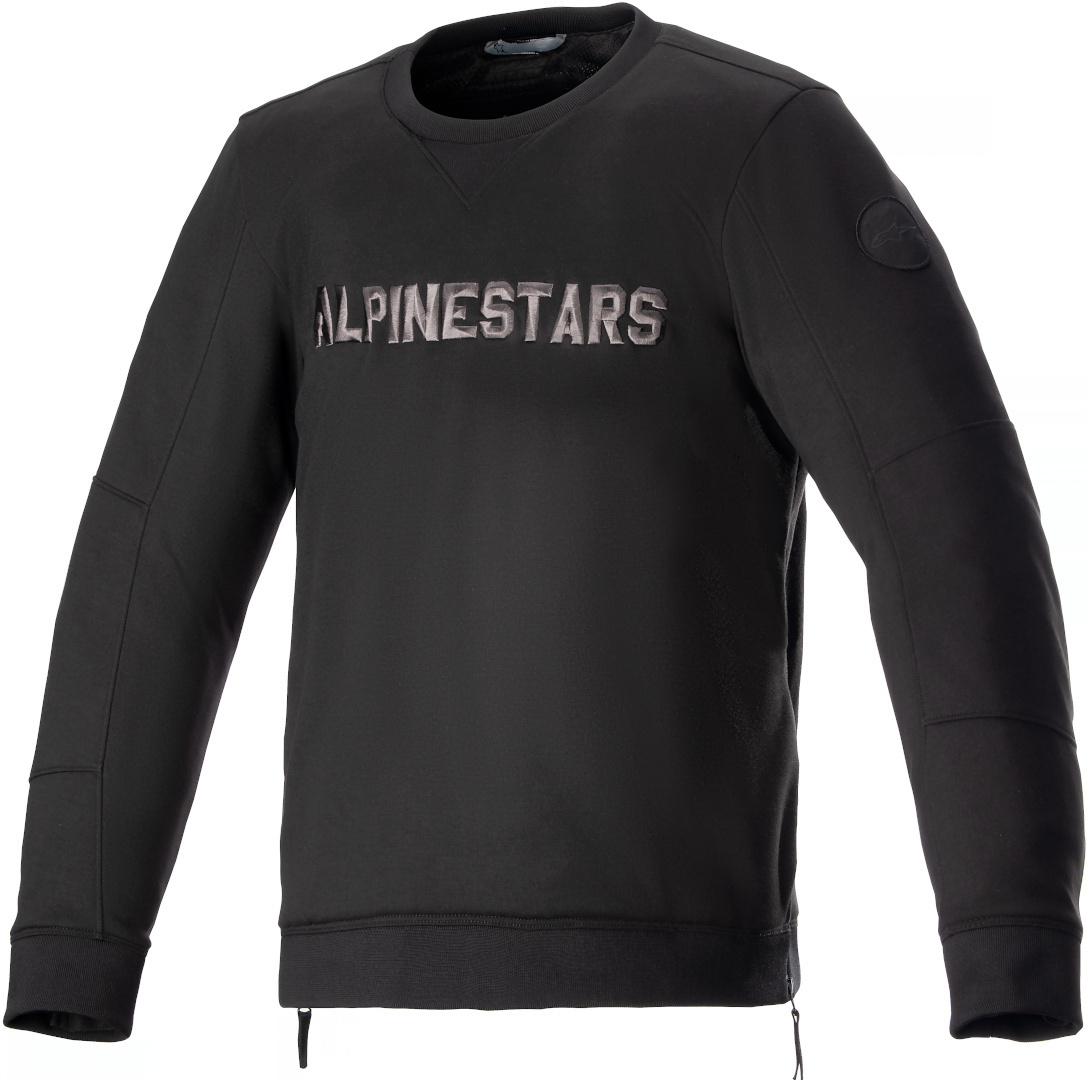 Alpinestars Legit Crew Fleece Motorcycle Pullover black S Figure 1