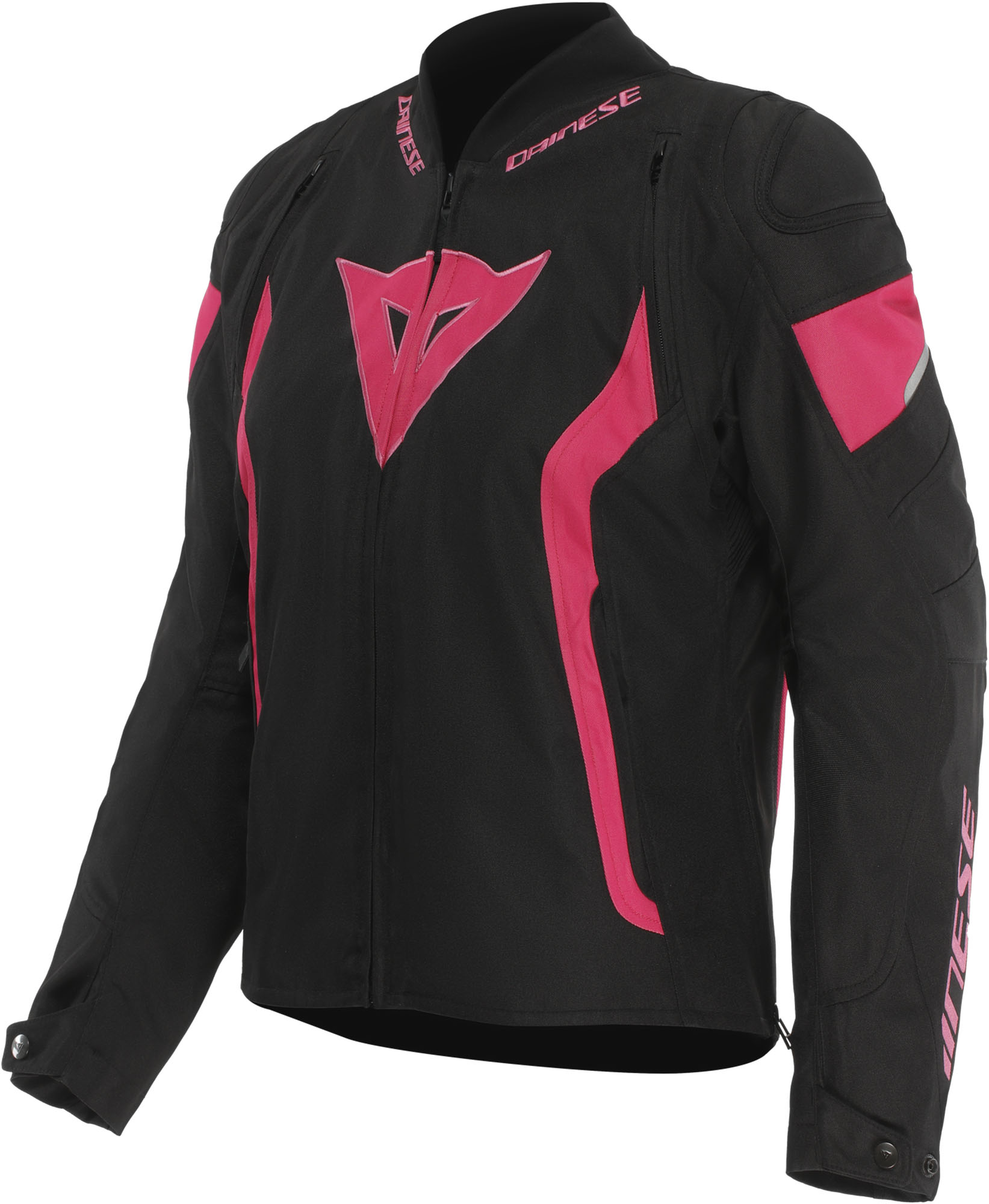 Dainese Avro 5 Damen Motorrad Textiljacke schwarz/rosa 46 Abbildung 1