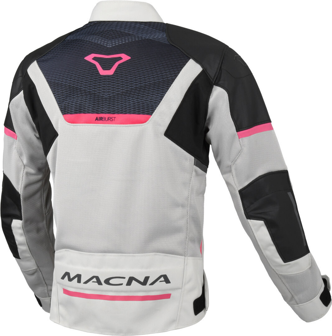 Macna Orcano 2.0 Damen Motorrad Textiljacke schwarz/grau/pink M Abbildung 2