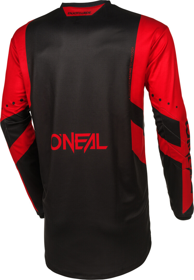 Oneal Element Racewear Motocross trøje sort/rød L Figur 2