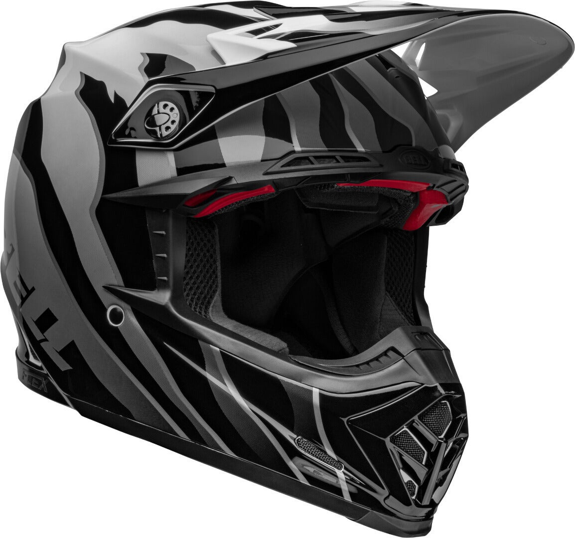 Bell Moto-9S Flex Claw Casco Motocross Bianco/nero L Figura 1