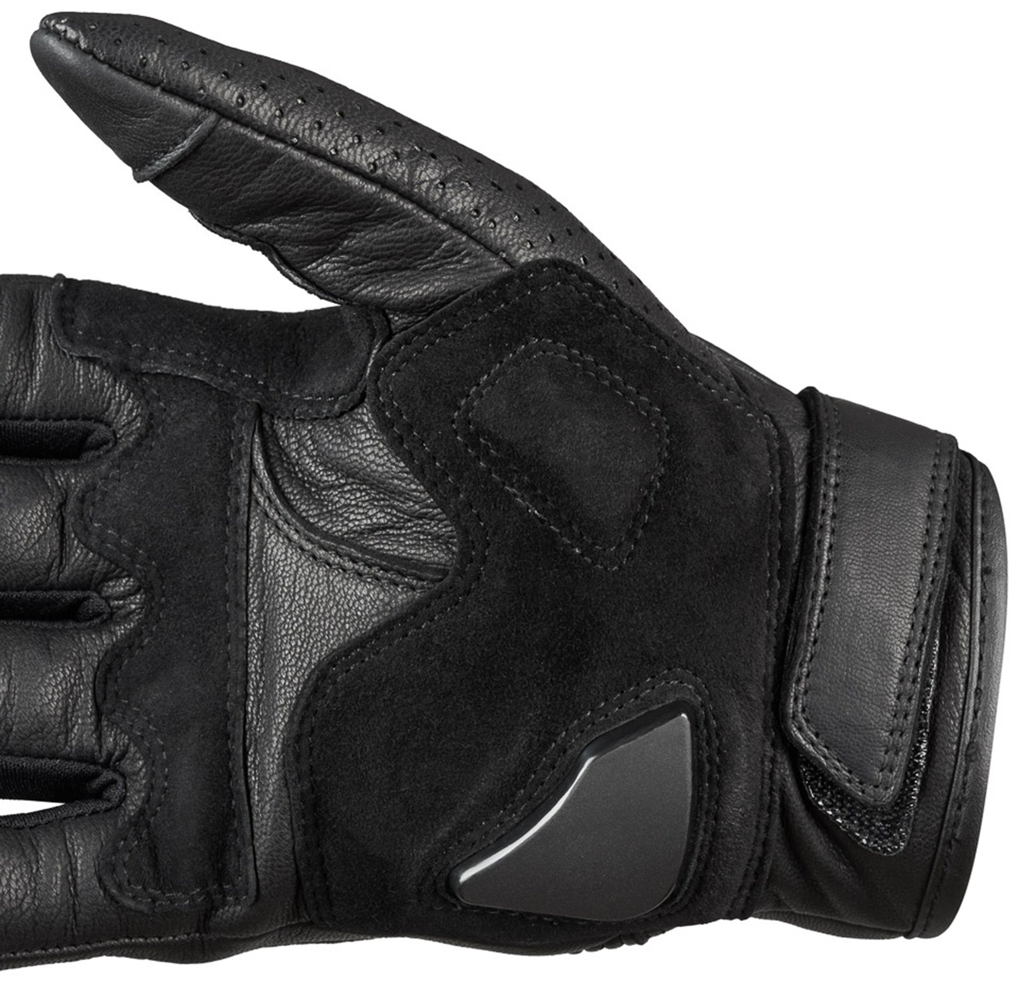 Pando Moto Onyx 02 perforerede motorcykelhandsker Sort 3XL Figur 6