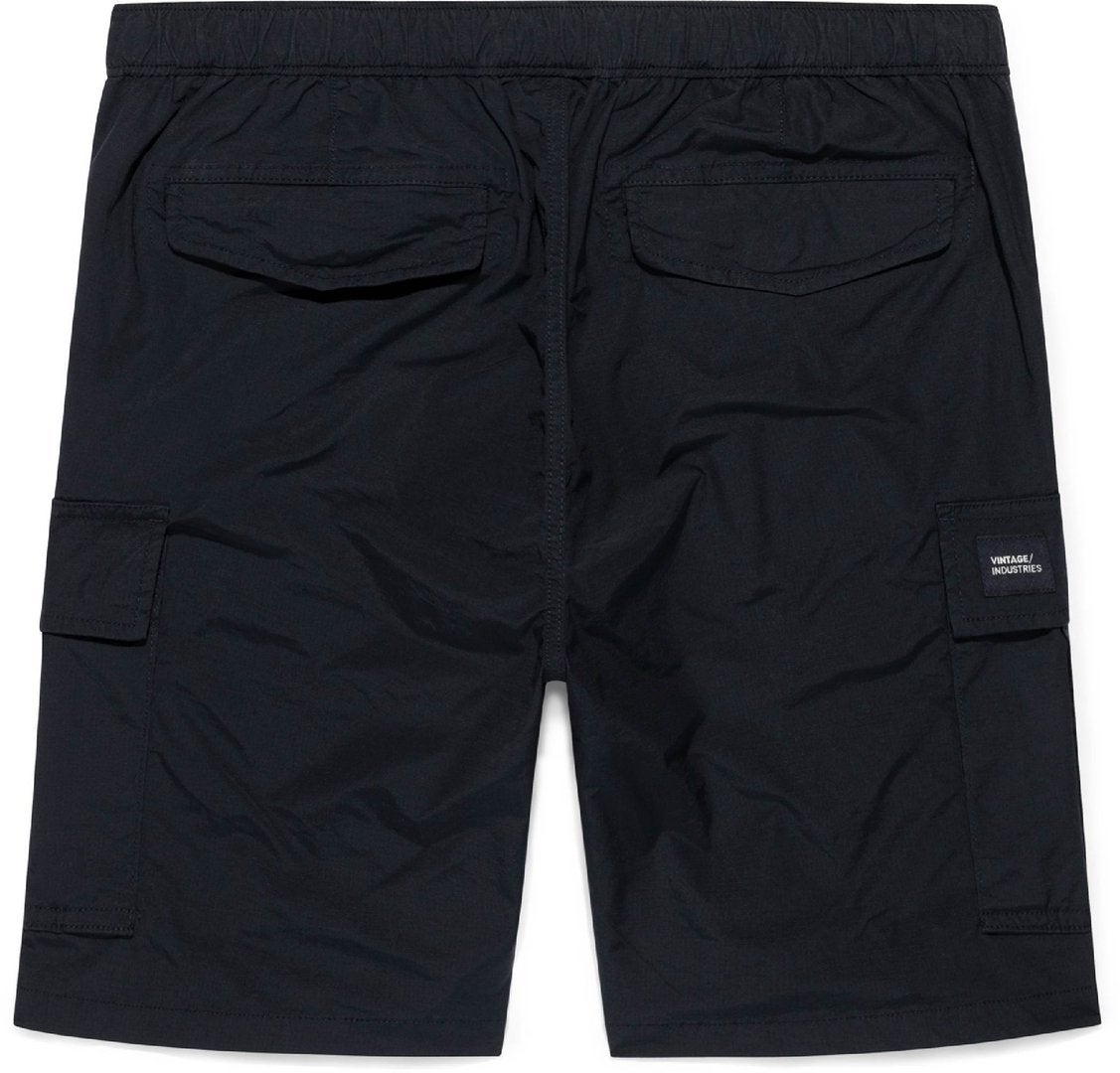 Side view of Vintage Industries Elliott Textile Shorts
