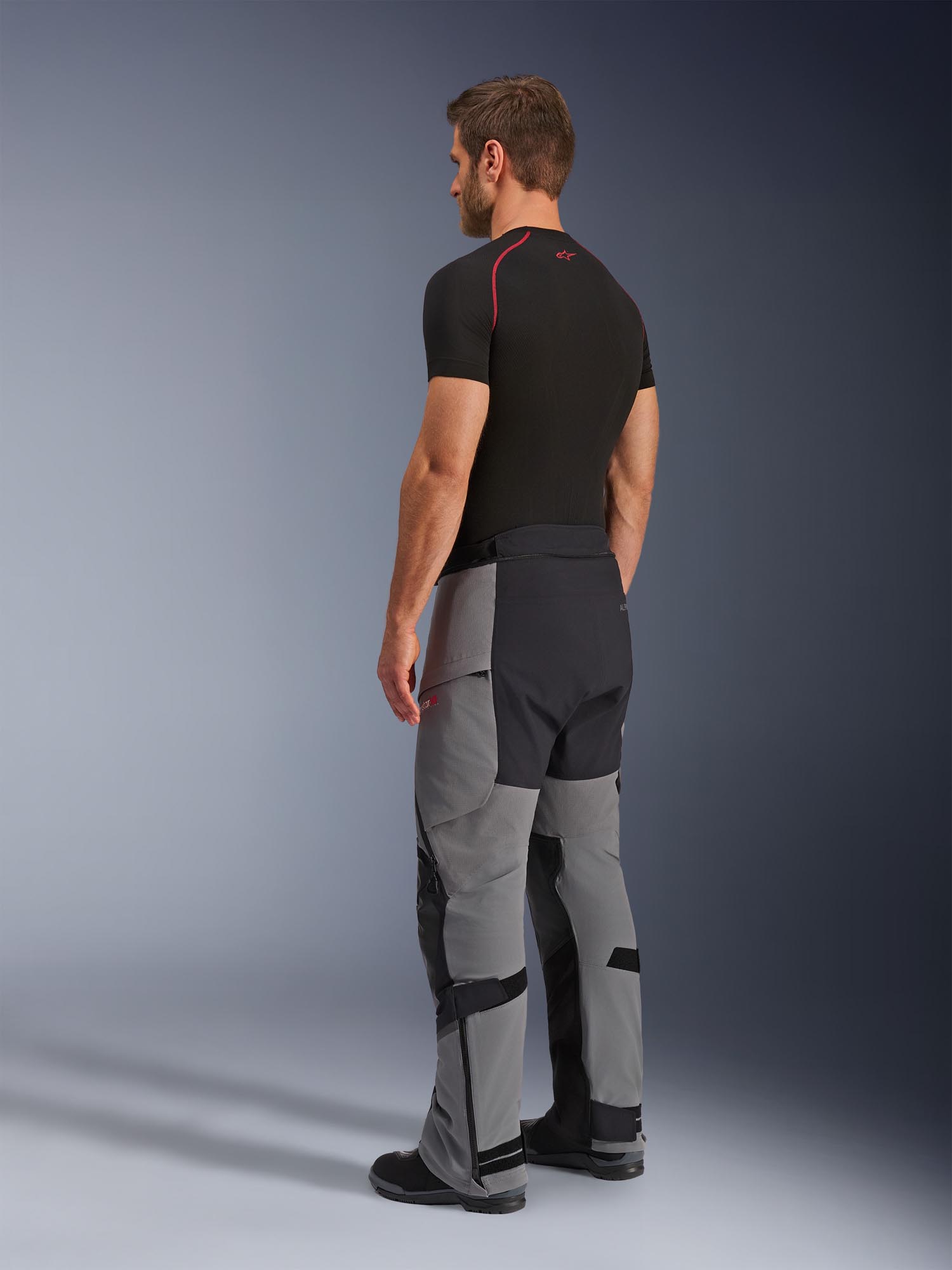 Alpinestars Andes Pro Drystar XF waterproof Motorcycle Textile Pants grey/black L Figure 5